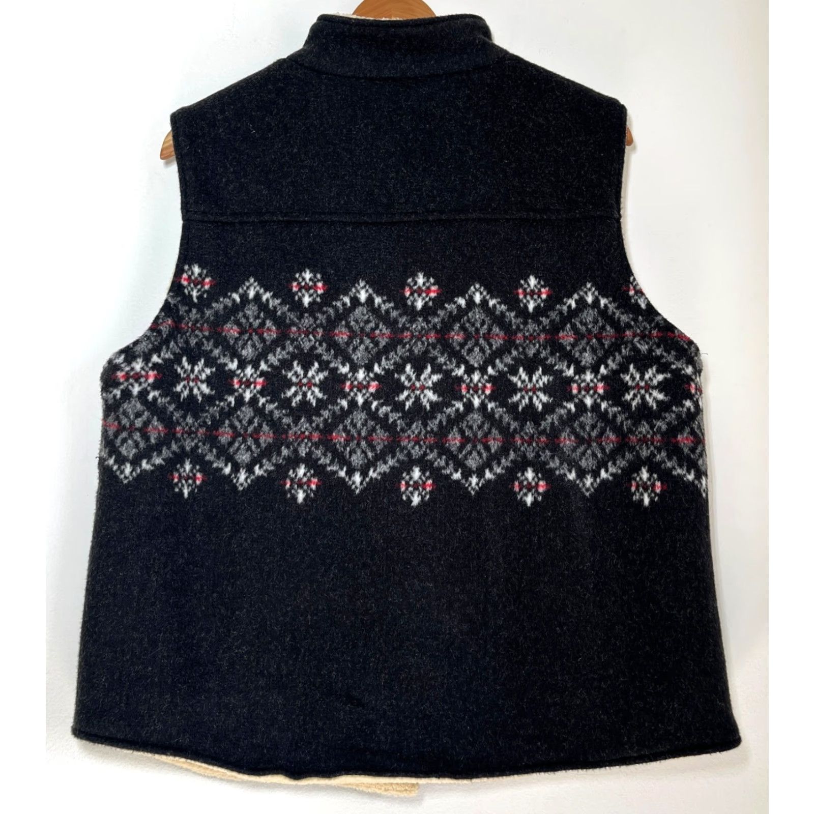 Vintage VINTAGE Upcountry By Du Monde Women's Snap-On Vest Shirt XL Black Pockets Size XL / US 12-14 / IT 48-50 - 2 Thumbnail