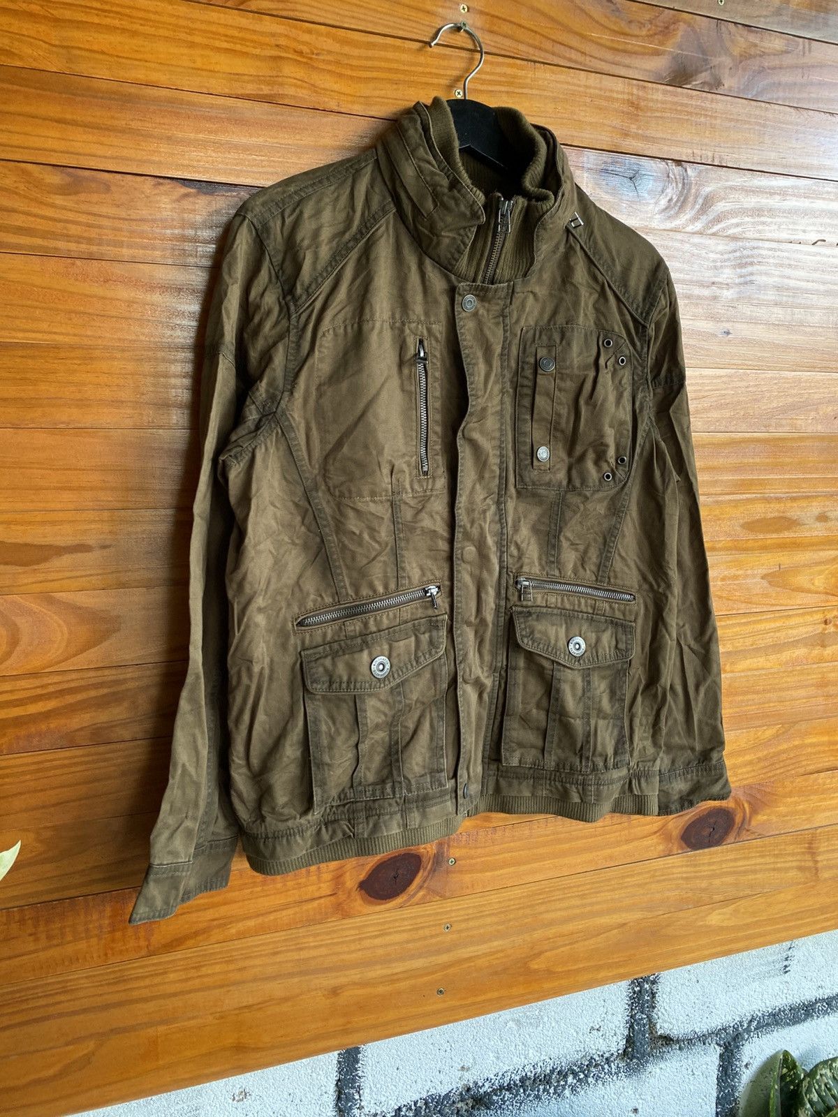 Japanese Brand Roushatte Authentic Shell Garments Brown Utility Jacket Size US M / EU 48-50 / 2 - 5 Thumbnail