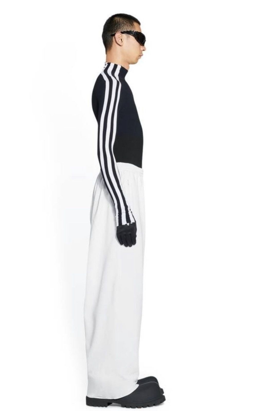 Adidas × Balenciaga Baggy Sweatpants Size US 28 / EU 44 - 5 Thumbnail