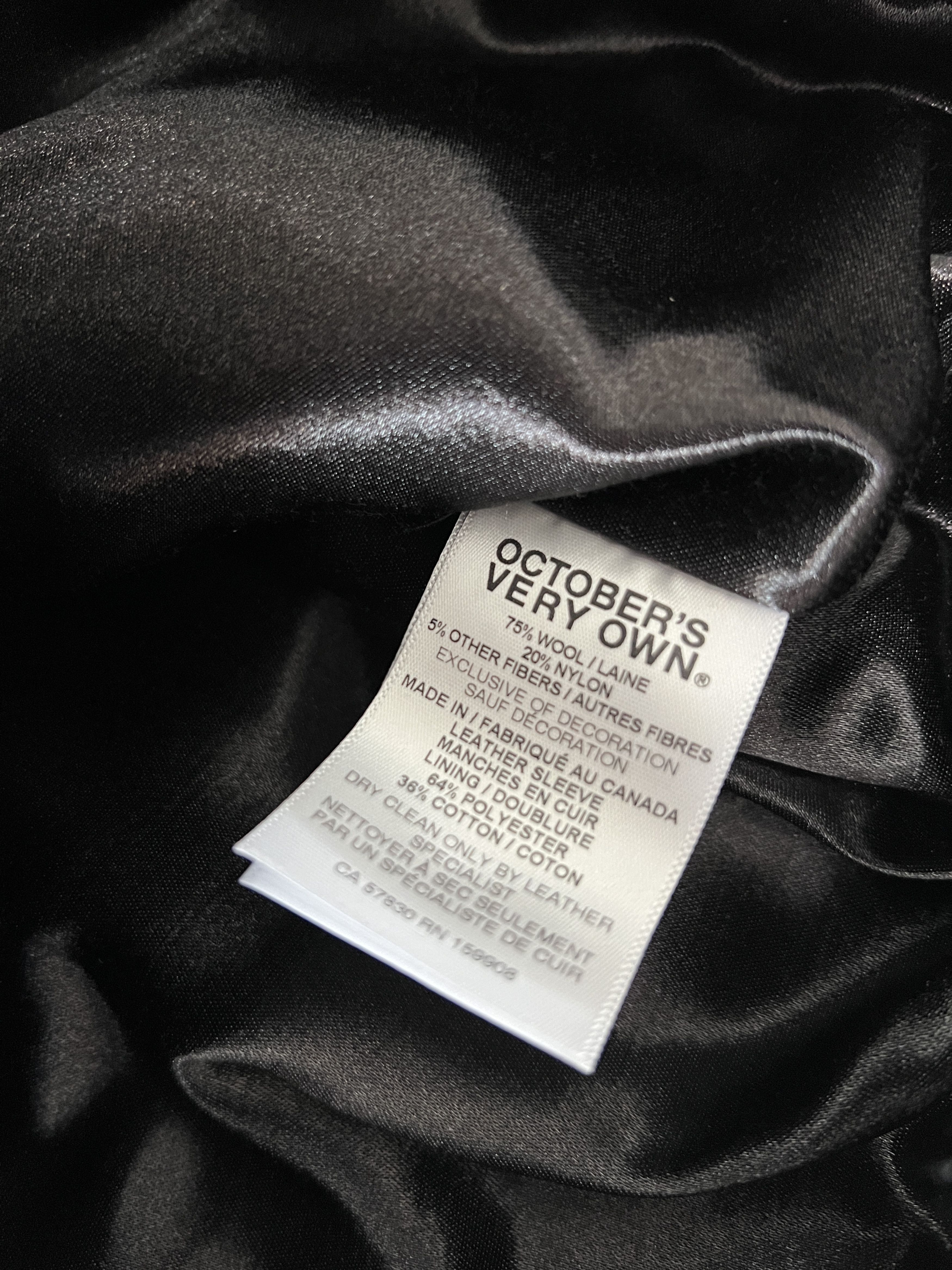 Drake OVO X NFL Las Vegas Raiders Leather Wool Varsity Jacket Size US M / EU 48-50 / 2 - 7 Thumbnail
