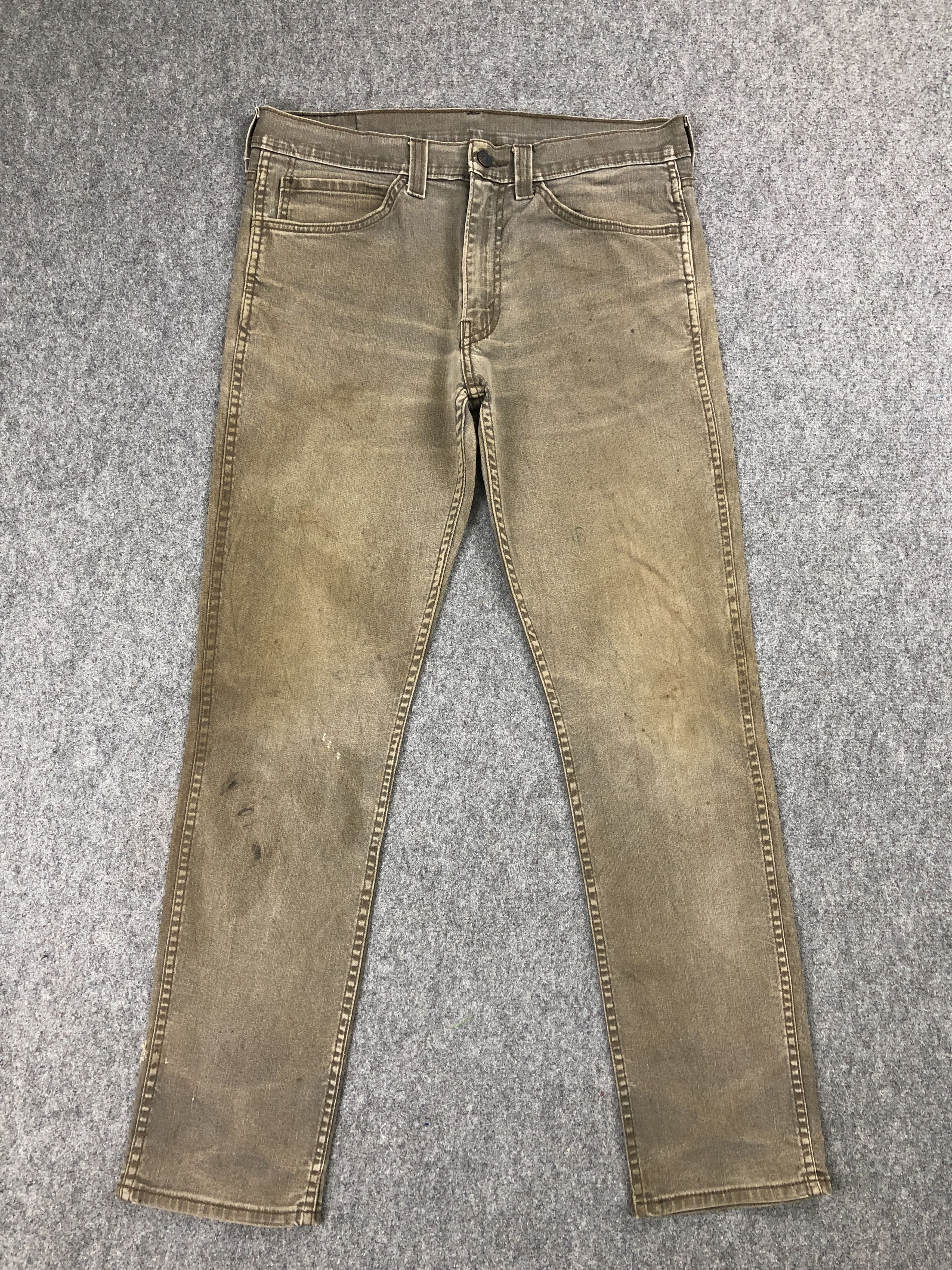 Levi's × Vintage Rusty Vintage Levi's 511 Faded Black Slim Fit Jeans DP2257 Size US 33 - 1 Thumbnail