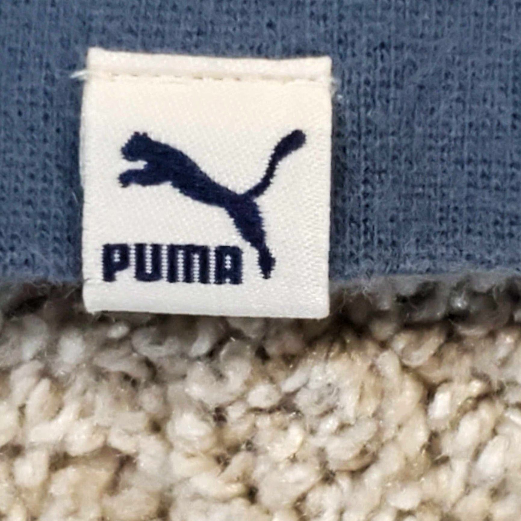 Puma Puma Hoodie Womens M Blue Logo Long Sleeve Button Up Henley Casual Pullover Easy Care Lightweight Pockets Regular Shirt/Outerwear Size M / US 6-8 / IT 42-44 - 6 Thumbnail