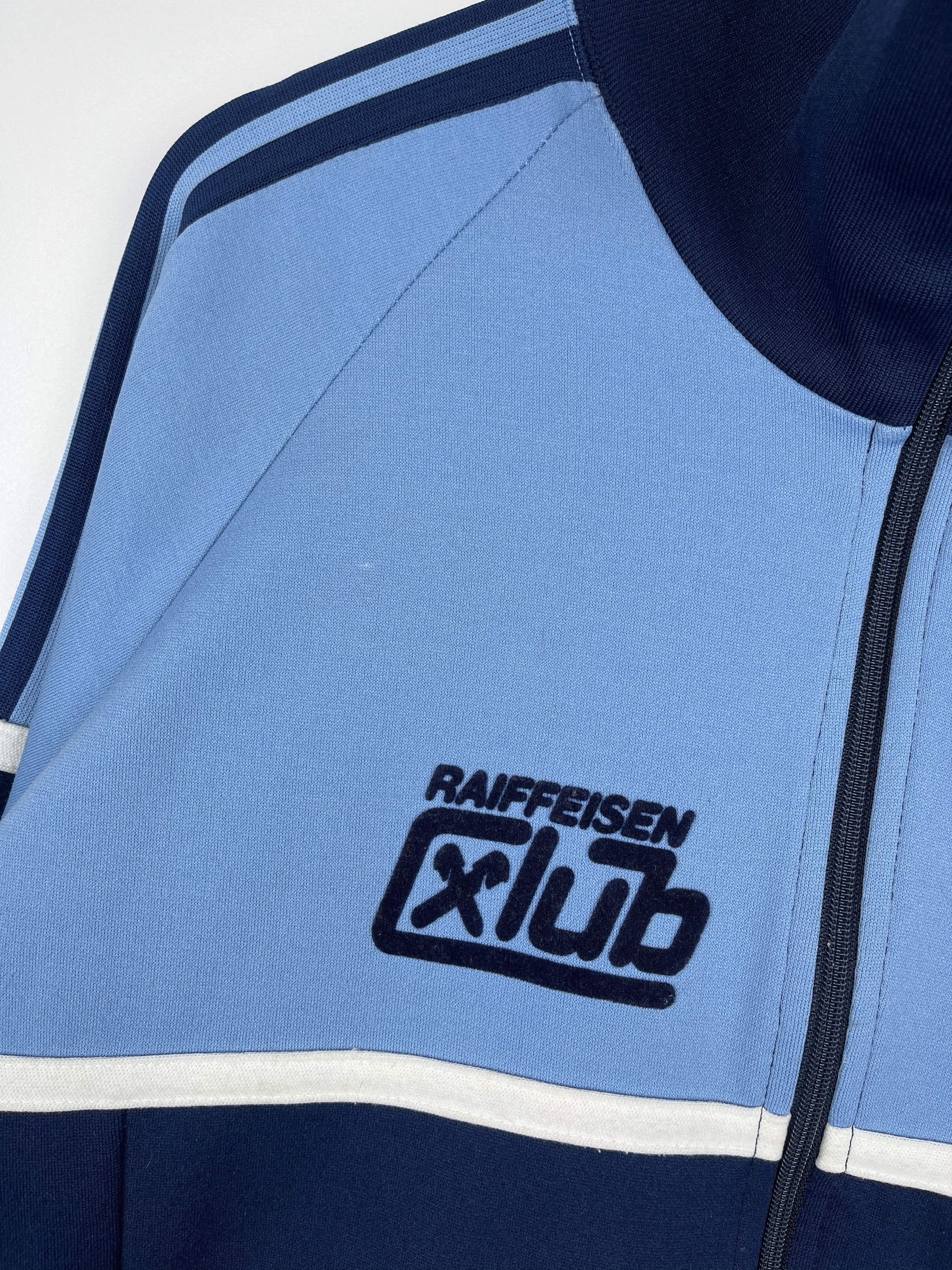 Adidas × Vintage 80's Adidas Vintage Track Jacket Tracksuit Top Made in Korea Size US L / EU 52-54 / 3 - 6 Thumbnail