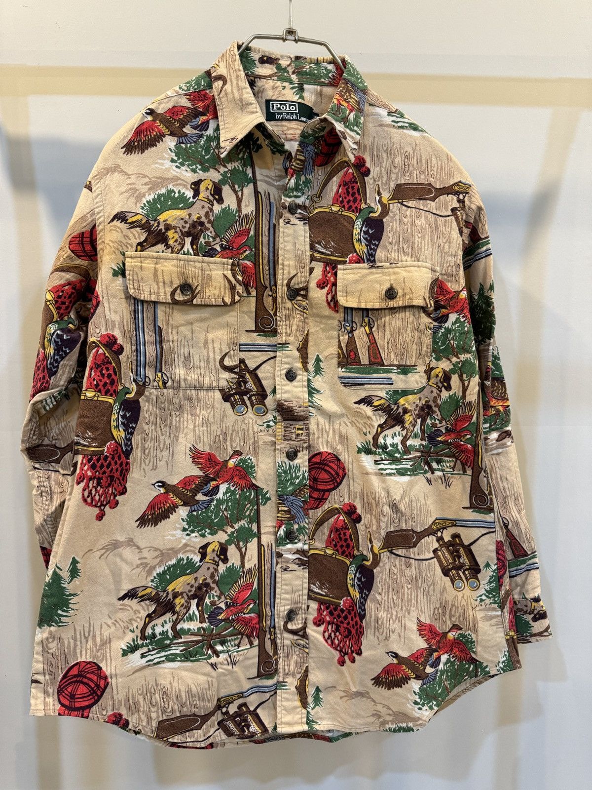 Polo Ralph Lauren Vintage Rare Polo Ralph Lauren Hunting Shirt Size US L / EU 52-54 / 3 - 1 Thumbnail