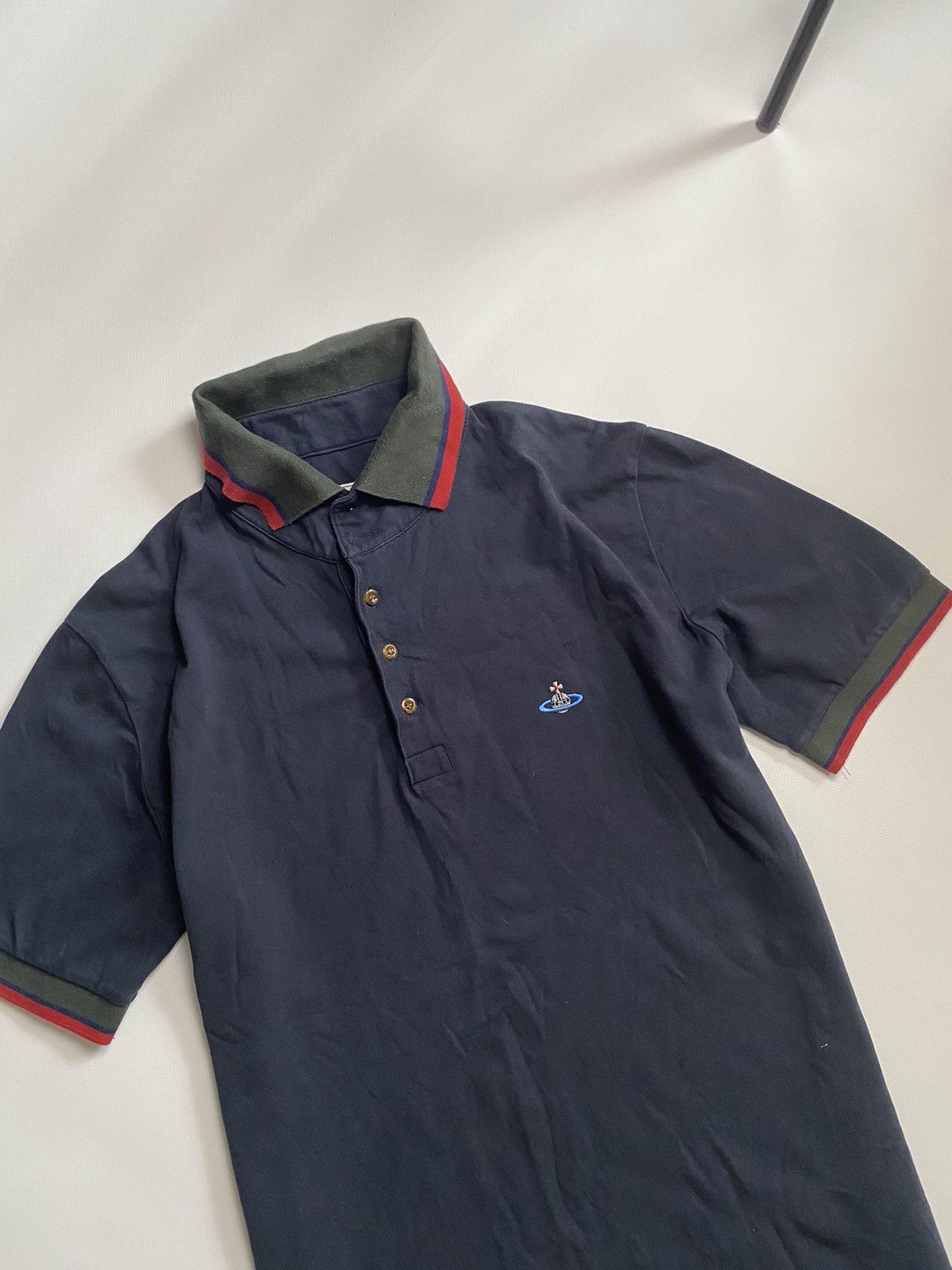 Vivienne Westwood polo vivienne westwood dark blue color Size US XL / EU 56 / 4 - 3 Thumbnail