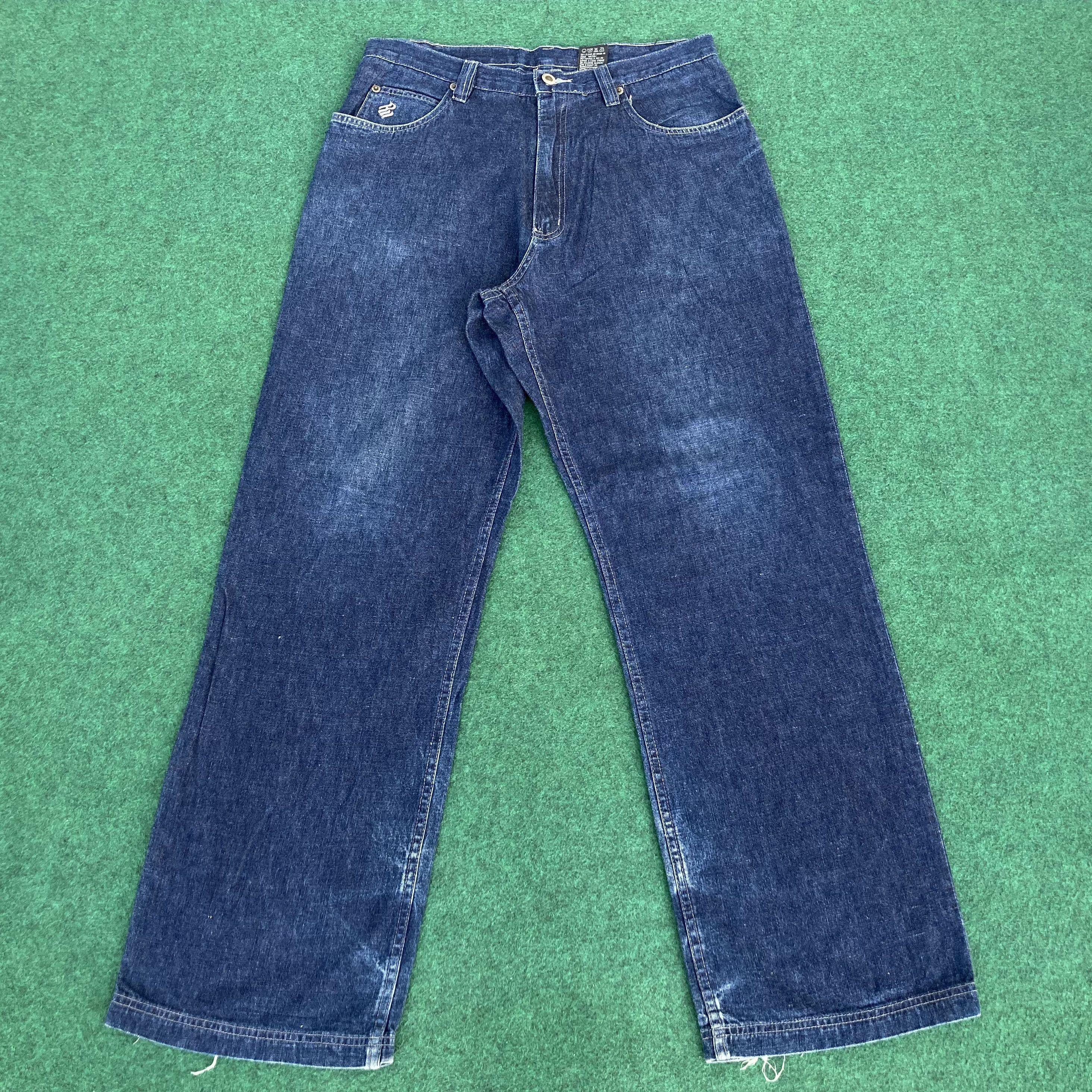 Rocawear × Vintage Vtg RocaWear Baggy Jeans Swag Denim Size US 32 / EU 48 - 2 Thumbnail