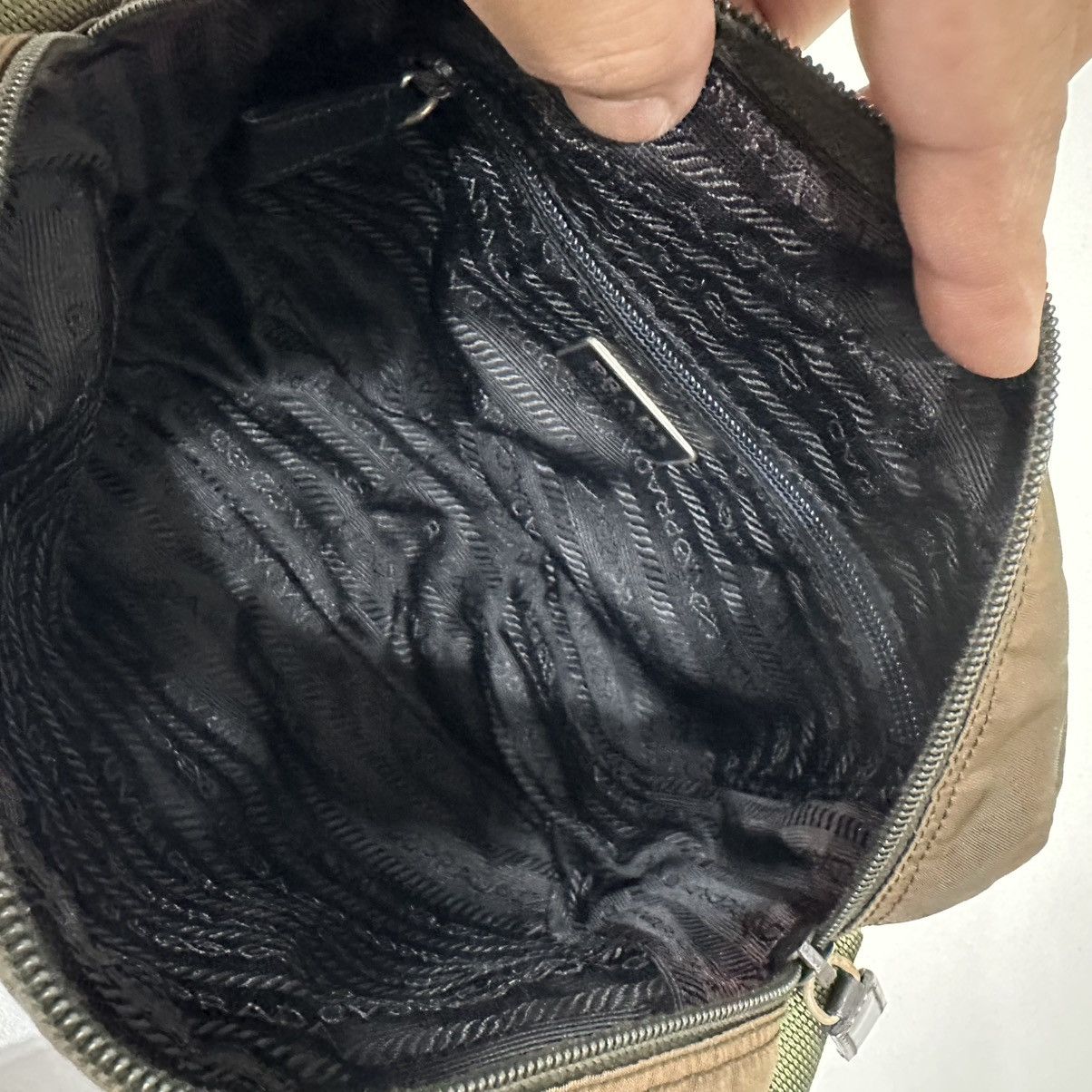 Prada ‼️LASTDROP‼️ PRADA NYLON KHAKI CROSSBODY SHOULDER BAG Size ONE SIZE - 12 Thumbnail