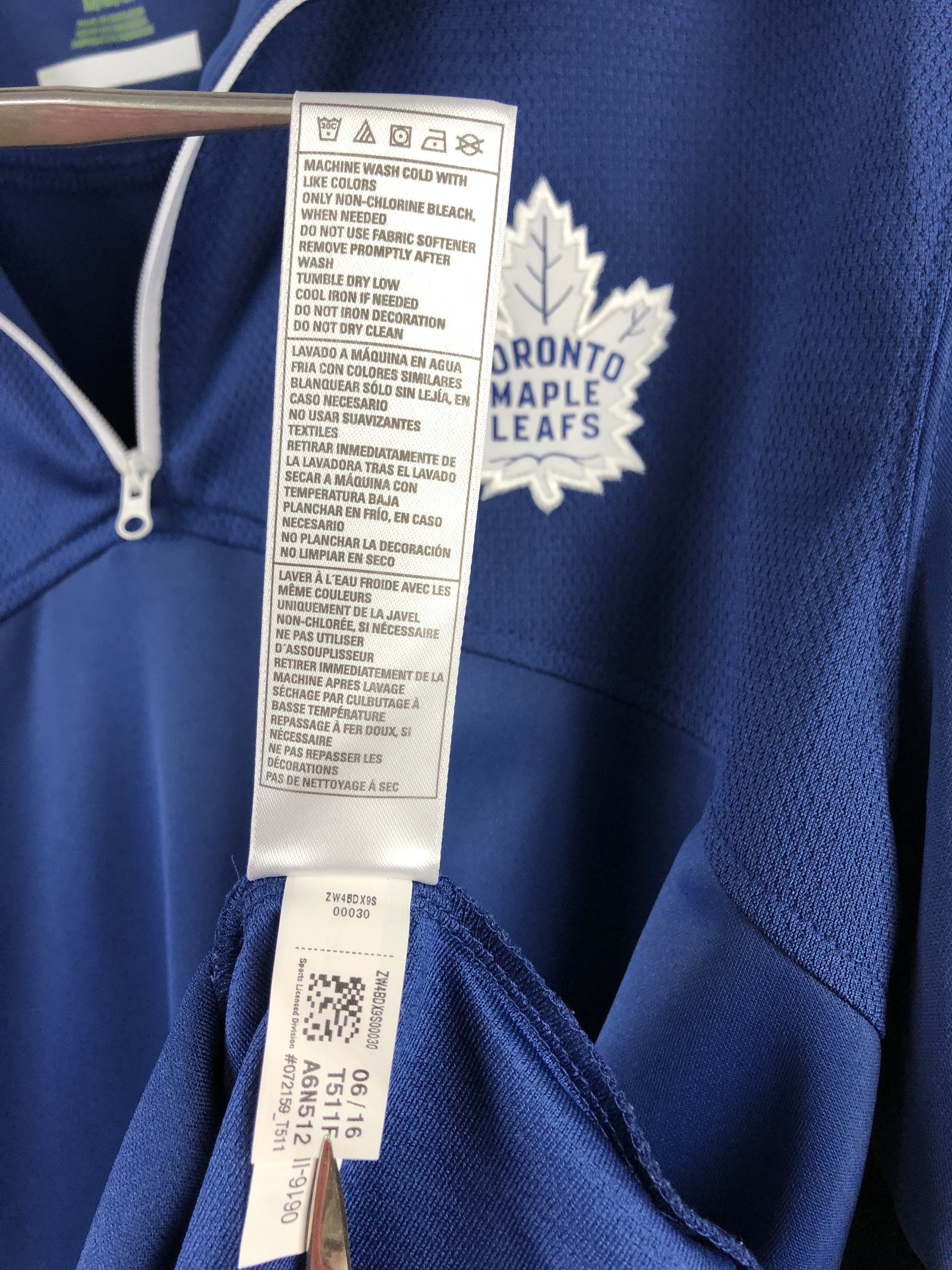 NHL Reebok Toronto Maple Leafs Shirt Long Sleeve Sweatshirt Size US M / EU 48-50 / 2 - 11 Thumbnail