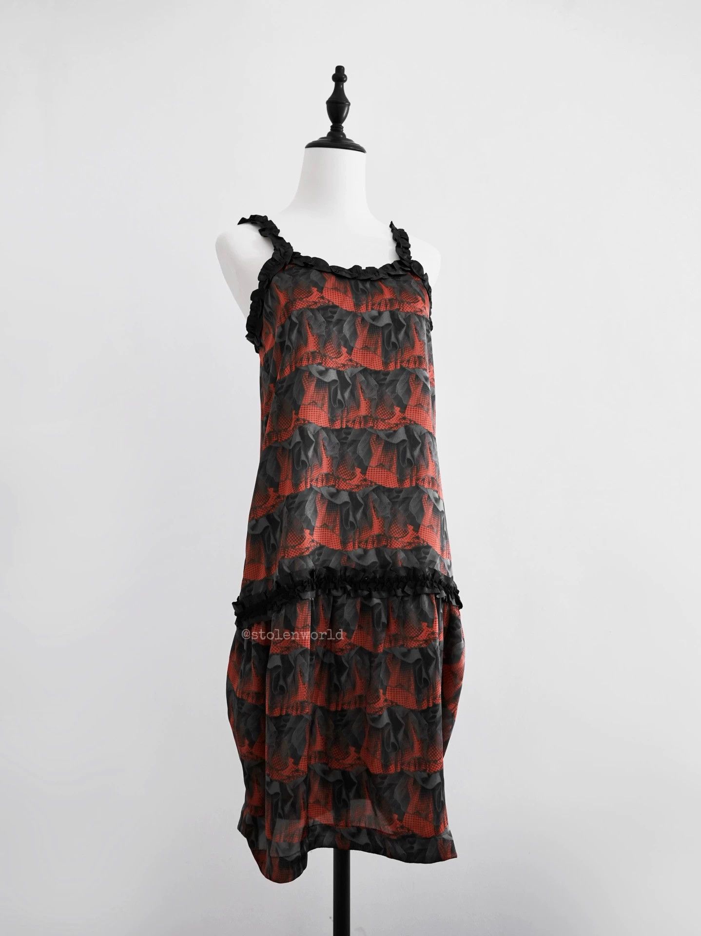 Comme des Garcons Comme des Garçons Women's 08 AW Bow Lace Suspender Dress Size XS / US 0-2 / IT 36-38 - 3 Thumbnail