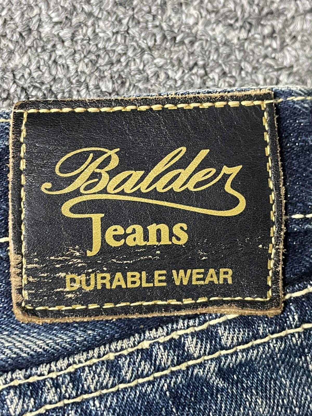 Vintage FLAT HEAD x BALDER JEANS Brand Ripped Jean (84) Size US 32 / EU 48 - 18 Thumbnail
