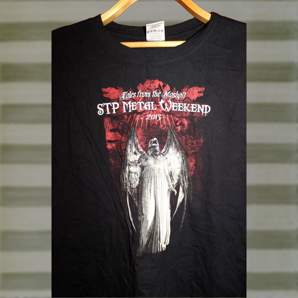 Vintage VINTAGE STP Metal Weekend 2013 T-Shirt Rock Heavy XL Black Mens Shirt XL Rock 2010s Size US XL / EU 56 / 4 - 1 Thumbnail