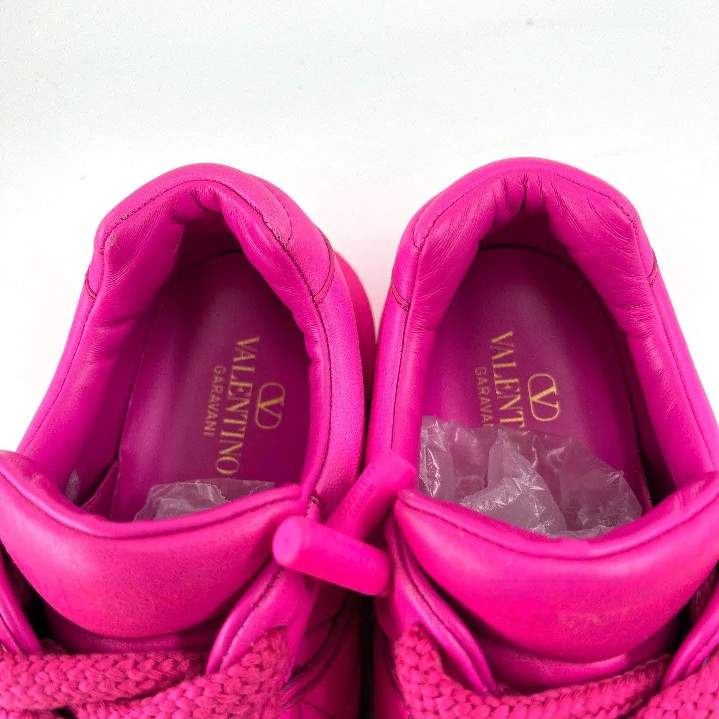 Valentino Valentino One Stud Pink Platform Sneakers. Size US 9 / IT 39 - 4 Thumbnail