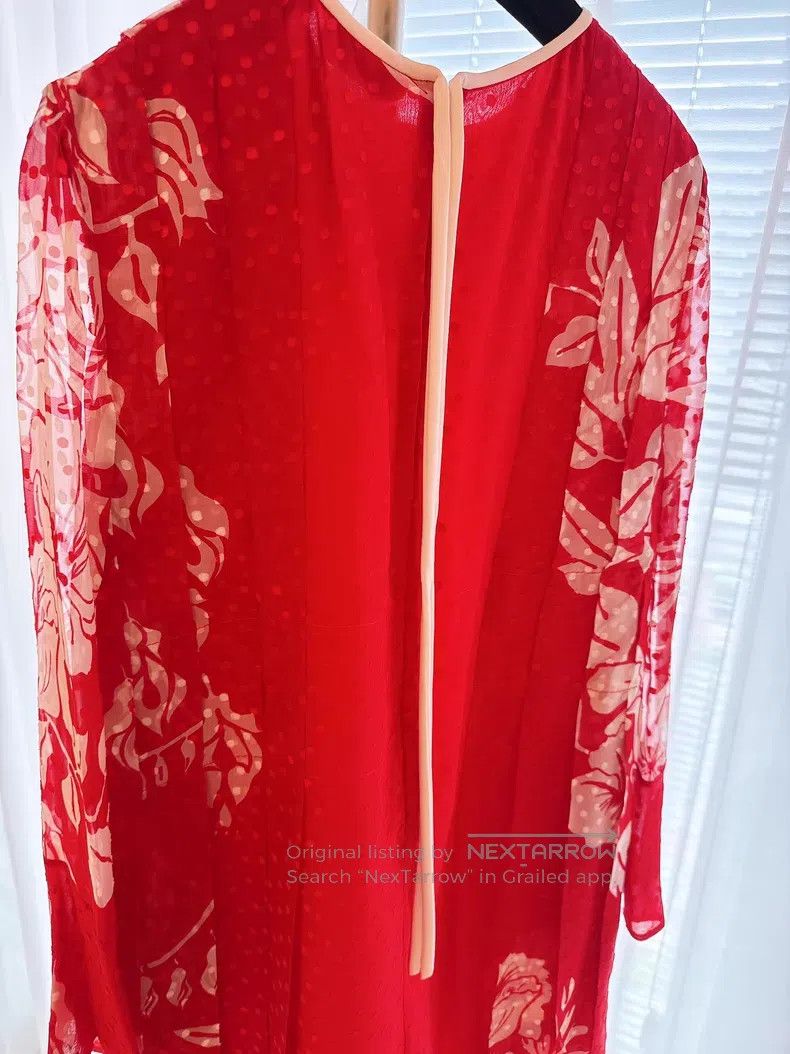 Fendi Fendi Silk Printed Dress Size XS / US 0-2 / IT 36-38 - 6 Thumbnail