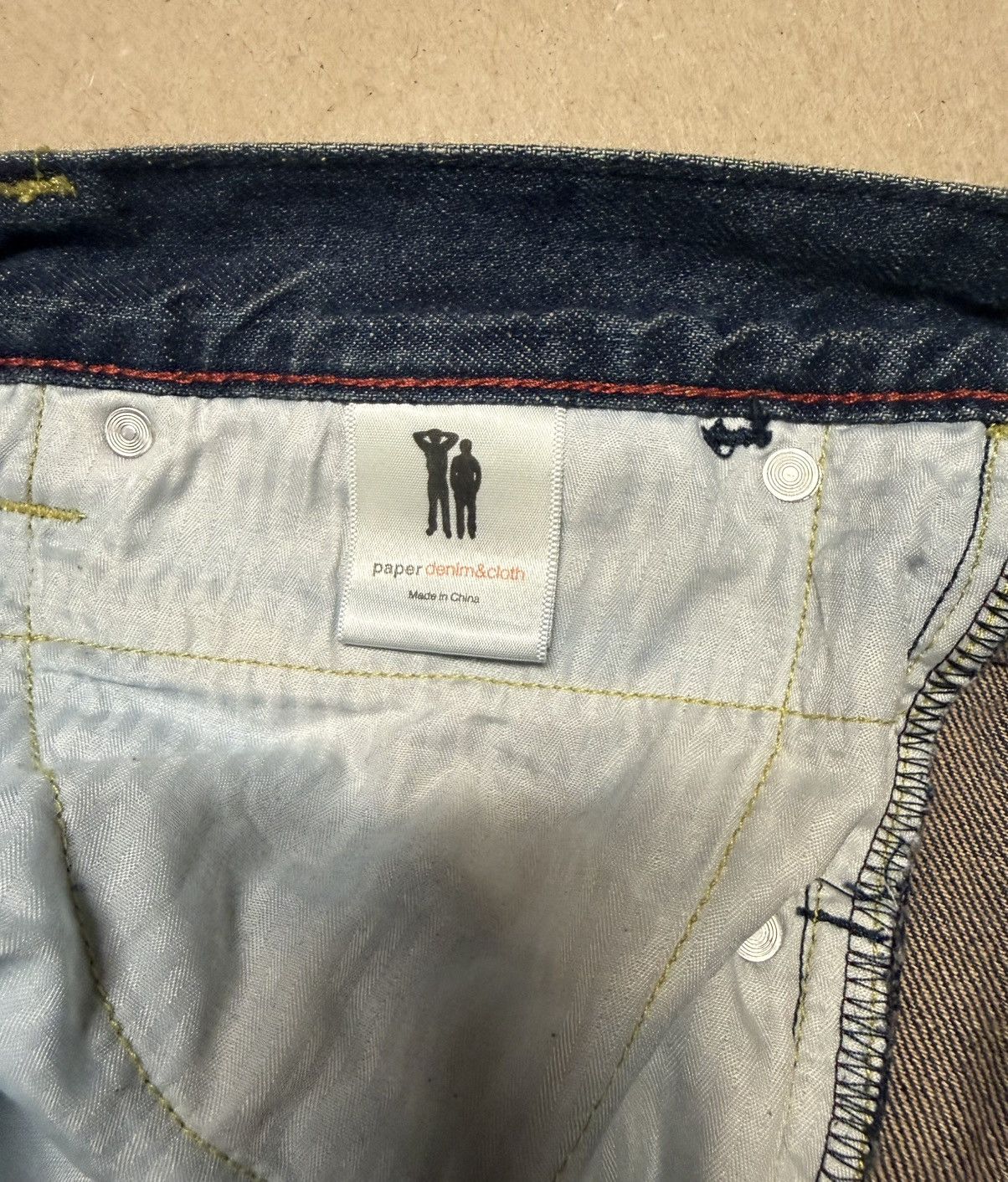 Paper Denim & Cloth Paper Denim & Cloth Vintage Jeans Men’s 38 x 34 Rare! Size US 38 / EU 54 - 5 Thumbnail