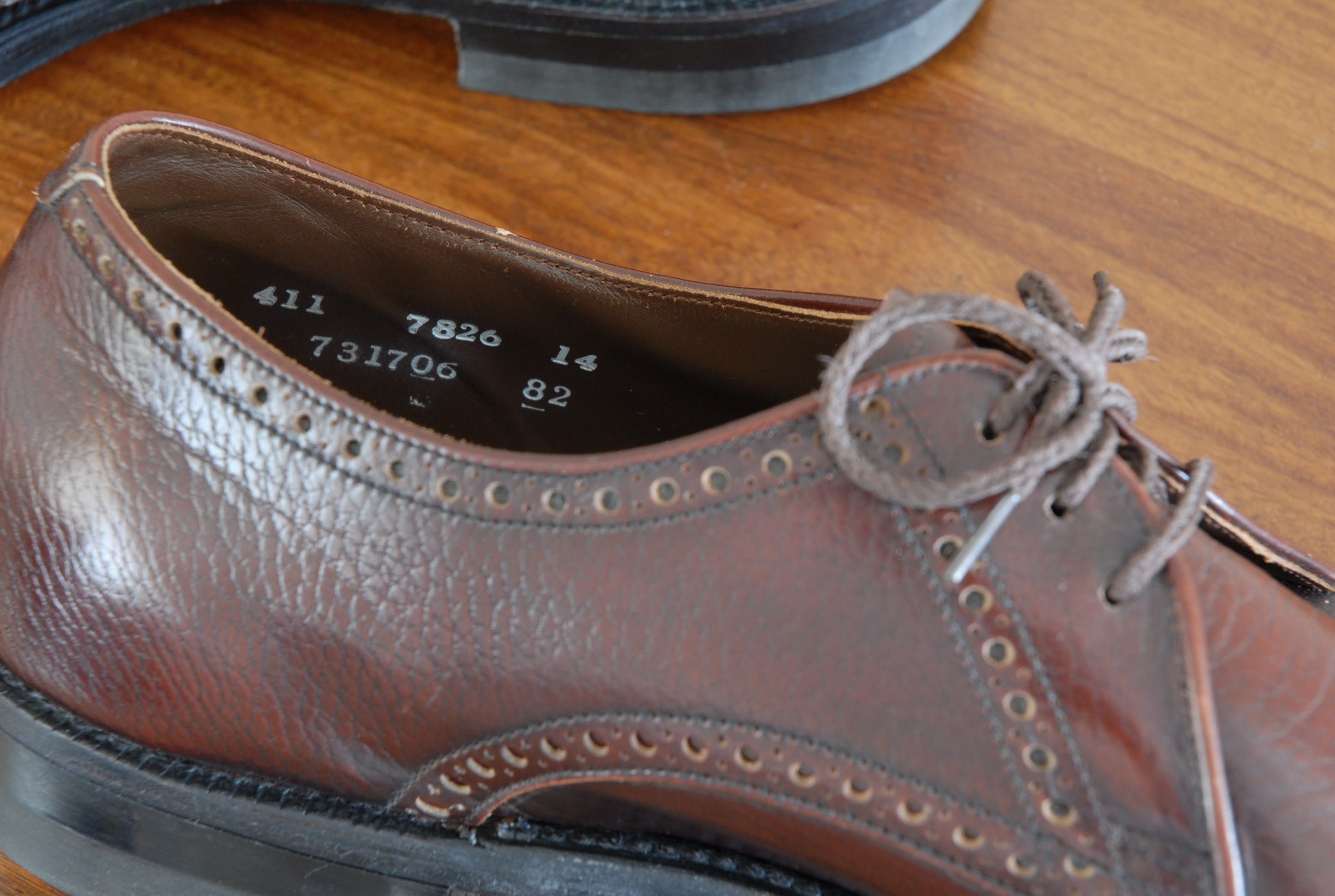 Vintage Hartt wingtip derby Size US 11 / EU 44 - 9 Thumbnail