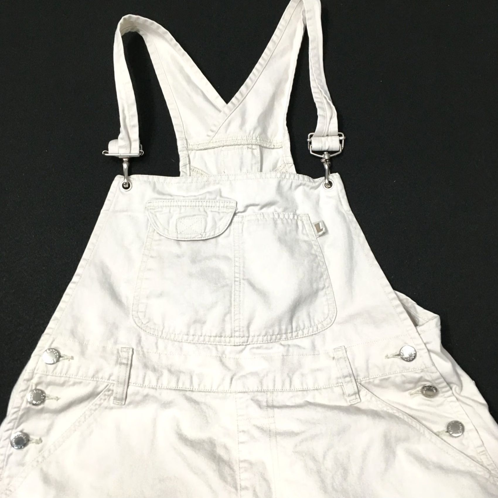 Vintage VINTAGE 90s LONDON LONDON Overalls COVERALLS LARGE 10 COTTON BEIGE Streetwear Size 36" / US 14 / IT 50 - 2 Thumbnail