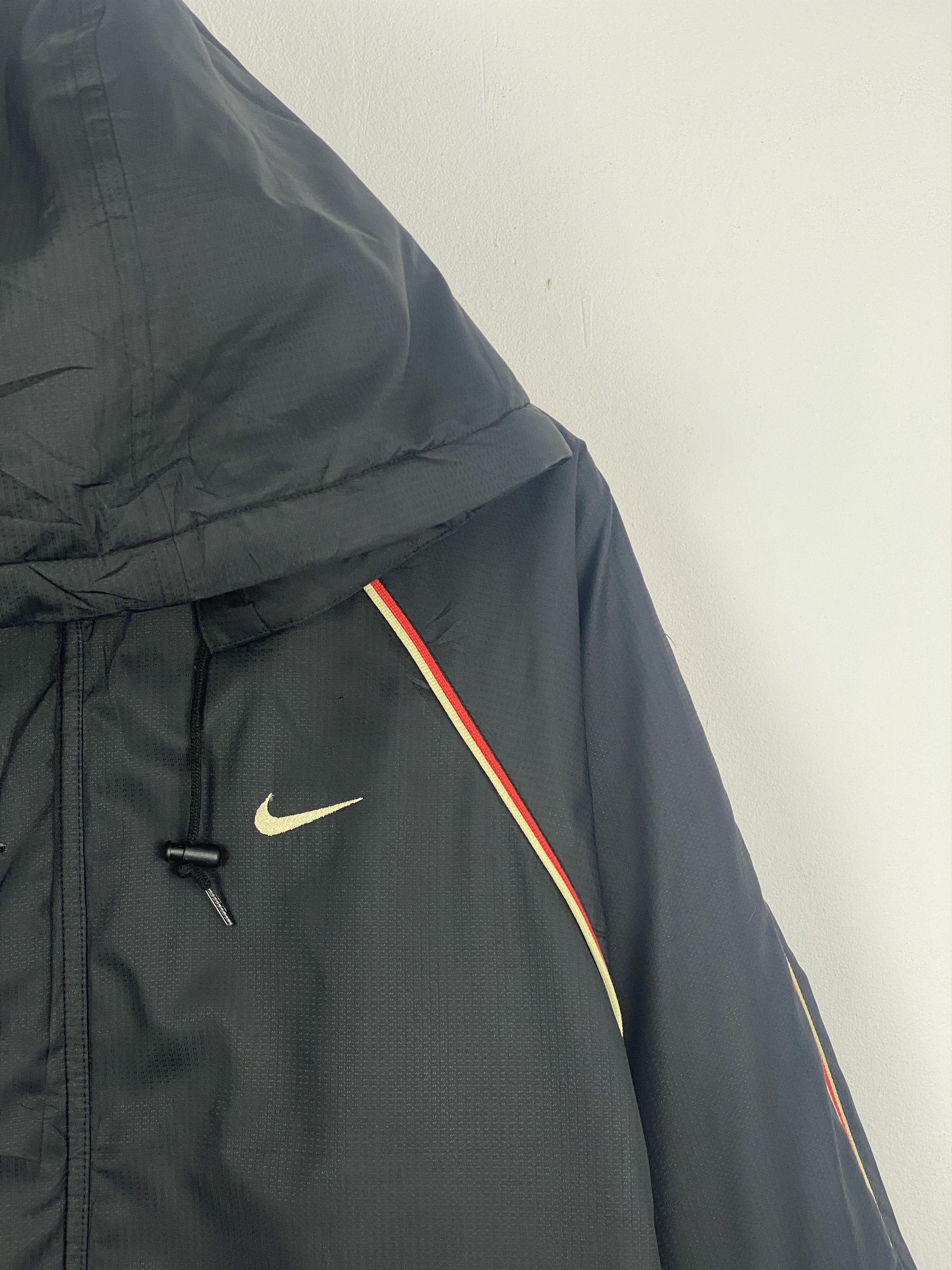 Nike Vintage 90s Nike Zipper Up Long Jacket Black Size US M / EU 48-50 / 2 - 7 Thumbnail