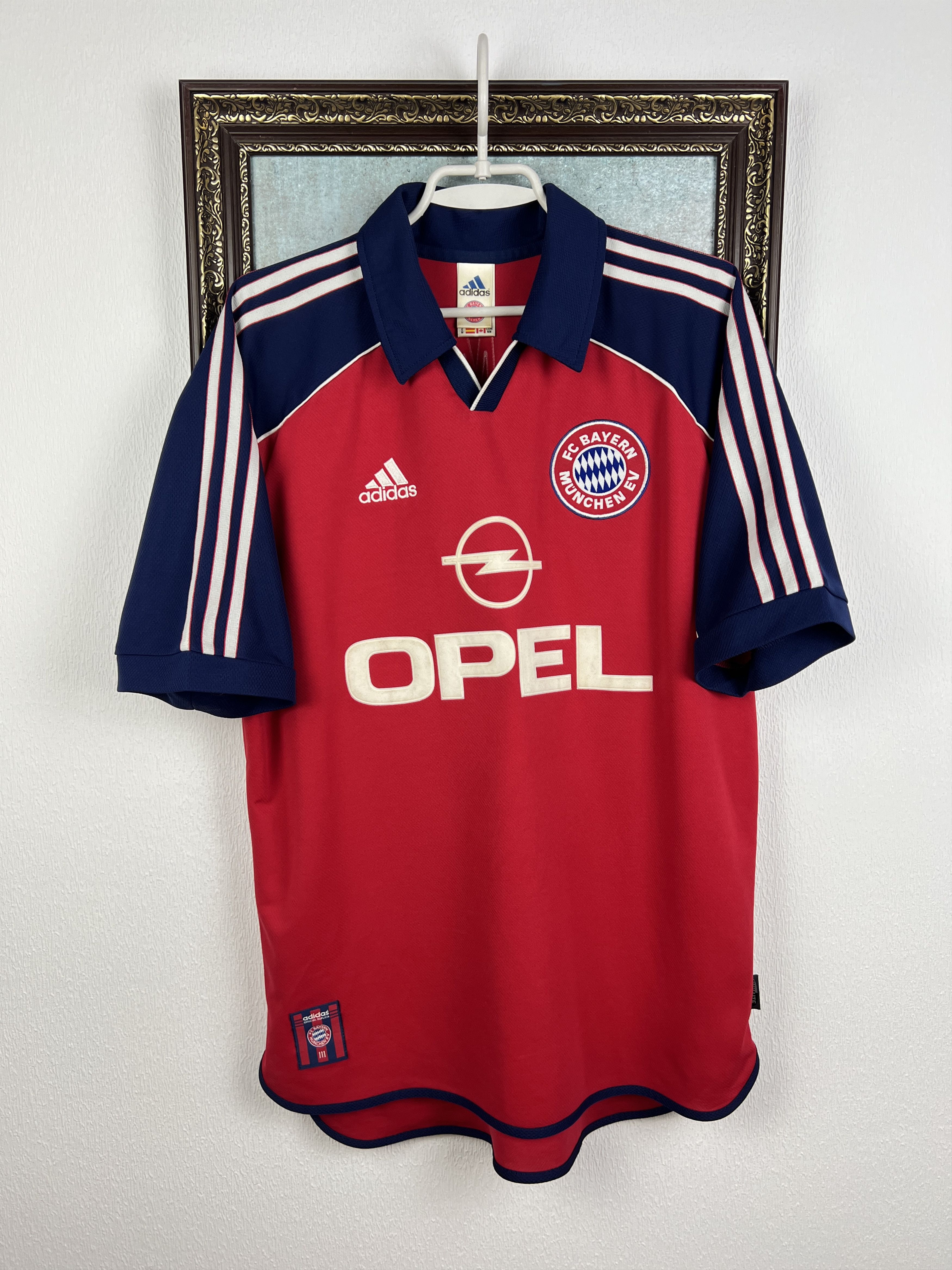 Adidas Bayern Munich Home football shirt 1999 Soccer Jersey Trikot Size US M / EU 48-50 / 2 - 1 Thumbnail
