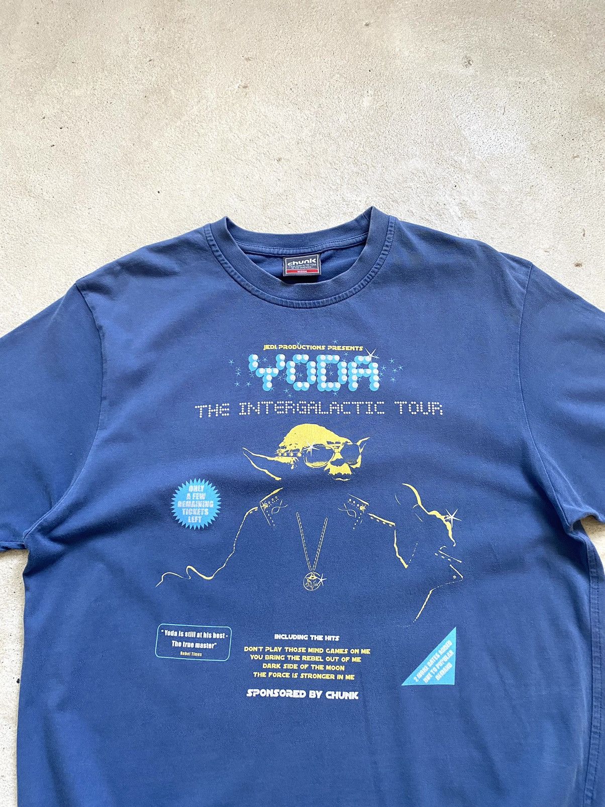 Marvel Comics Vintage 90-00’s Star Wars Yoda Chunk Intergalactic Tour Tee Size US M / EU 48-50 / 2 - 5 Thumbnail
