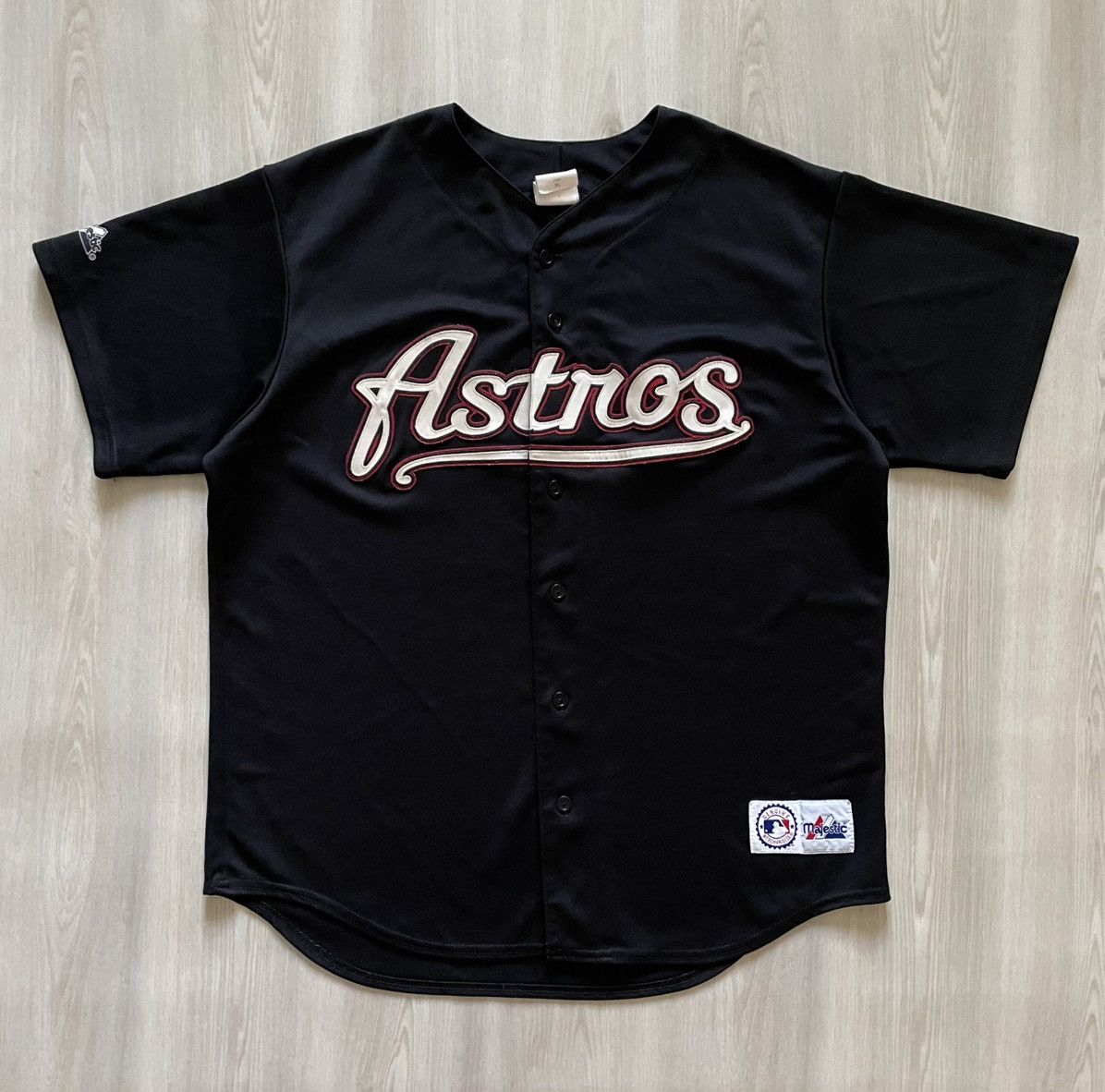 Majestic × Vintage Vintage Houston Astros Majestic Sewn Jersey XL Made In USA Size US XL / EU 56 / 4 - 1 Thumbnail