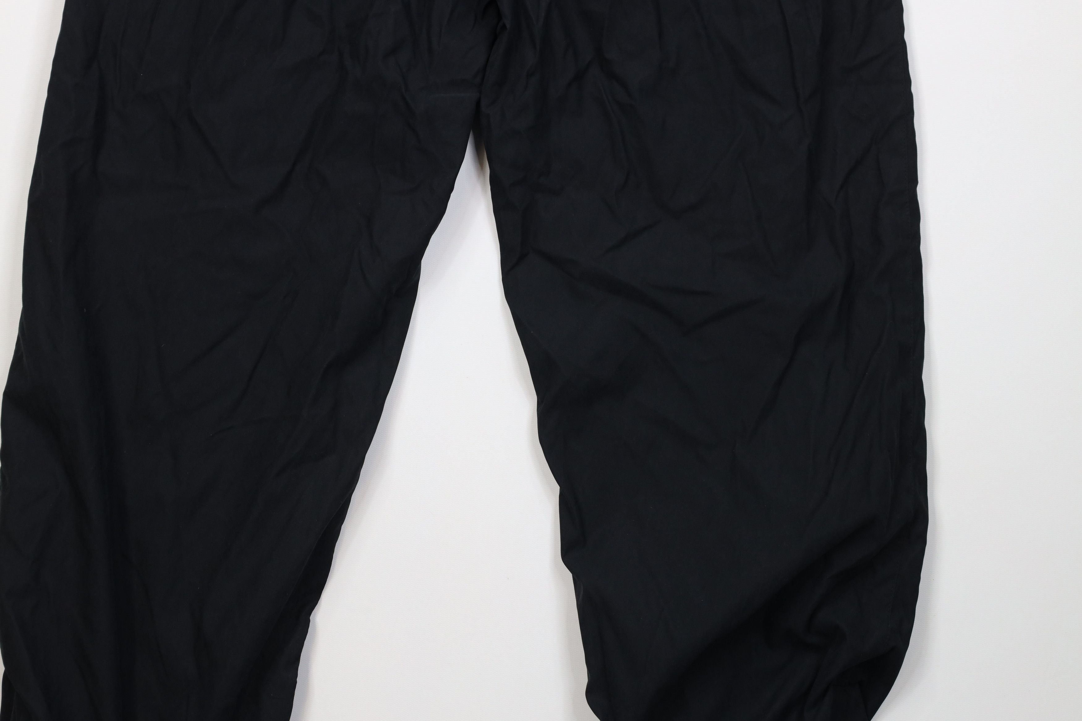 Vintage Vintage 90s Streetwear Lined Microfiber Joggers Pants Black Size US 34 / EU 50 - 13 Thumbnail