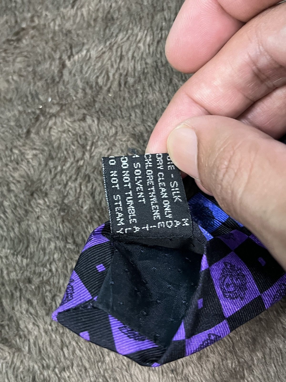 Versace Gianni Versace Monogram Made in Italy Silk Necktie Size ONE SIZE - 7 Thumbnail