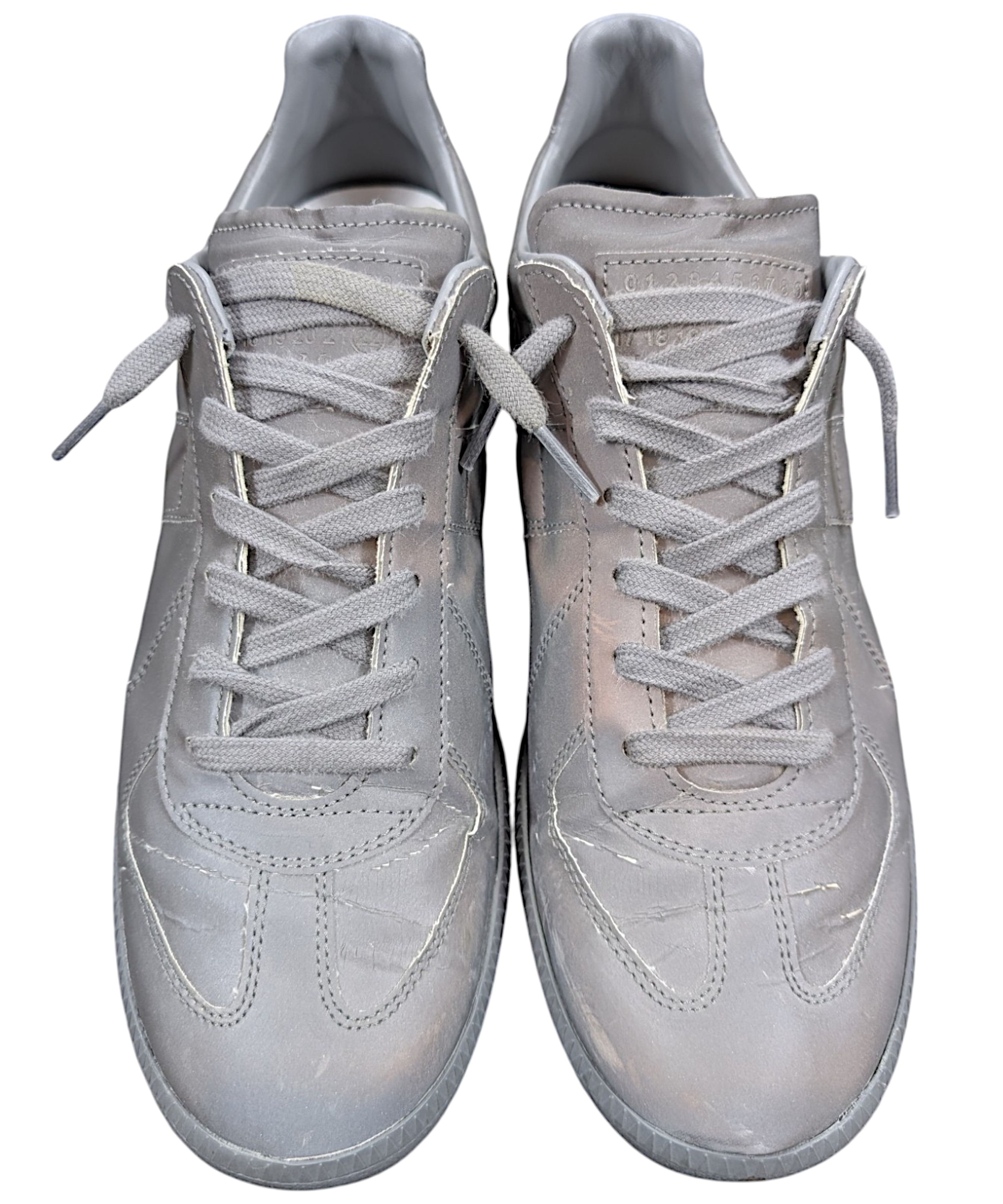 Maison Margiela Maison Margiela Gat 3M Reflective Grey Silver Sneakers Size US 9 / EU 42 - 1 Thumbnail