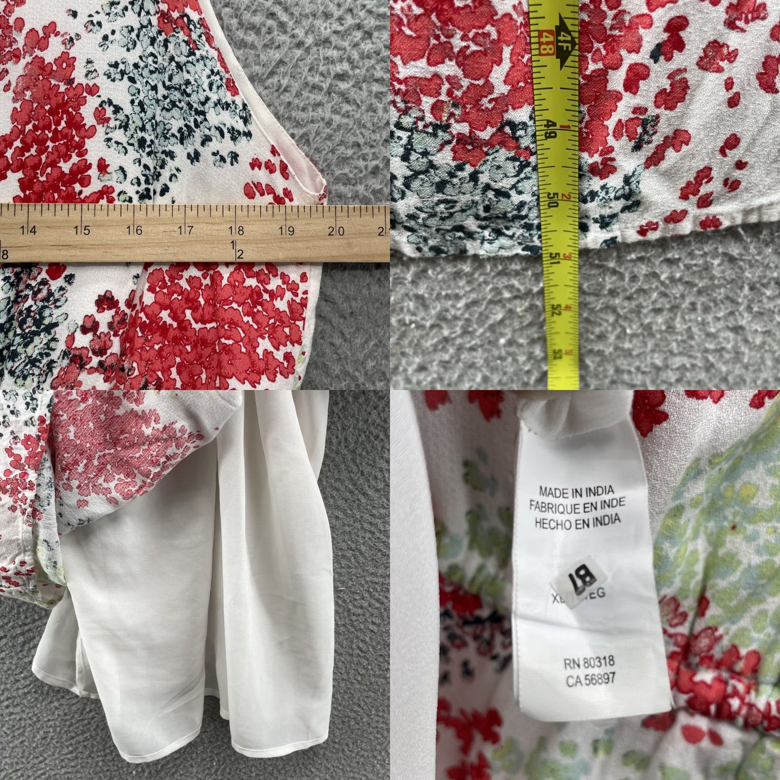 Lucky Brand Lucky Brand Dress Women's XL Maxi Floral Boho Y2k Sun Fairy Garden Resort Summer Size XL / US 12-14 / IT 48-50 - 8 Thumbnail