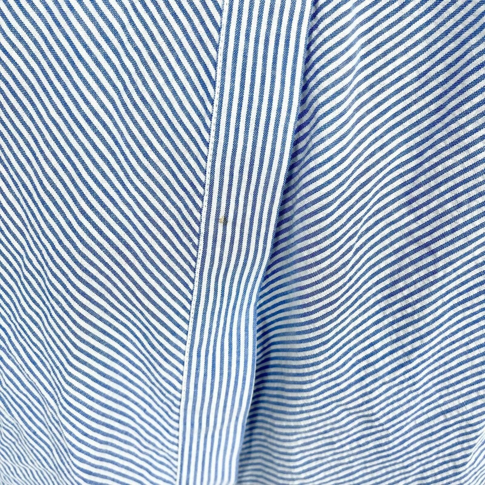 Allsaints AllSaints Small Button Down Blue & White Striped Nautical Size S / US 4 / IT 40 - 4 Thumbnail