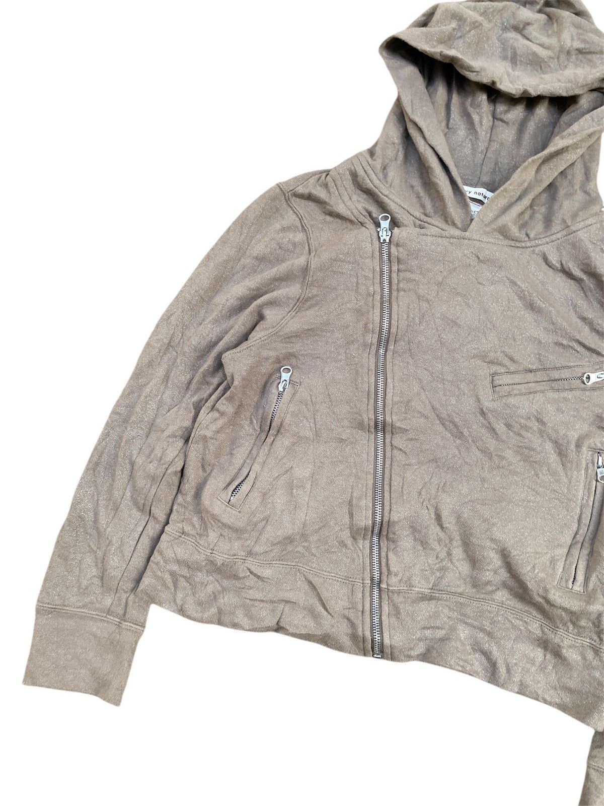 14th Addiction Japanese Navy Natural Asymmetrical Zipper Hoodie Size US S / EU 44-46 / 1 - 2 Thumbnail