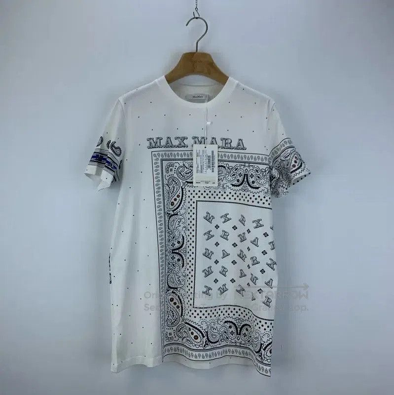 MaxMara White Cotton Women's T-Shirt .