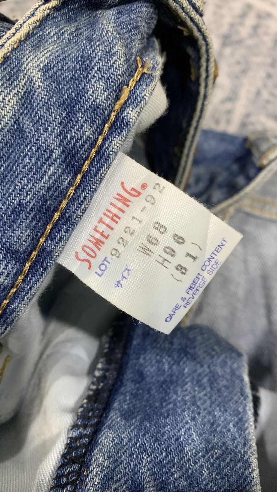 Indigo × Japanese Brand × Vintage 🔥Something Jeans Skinny 90s Size US 28 / EU 44 - 5 Thumbnail