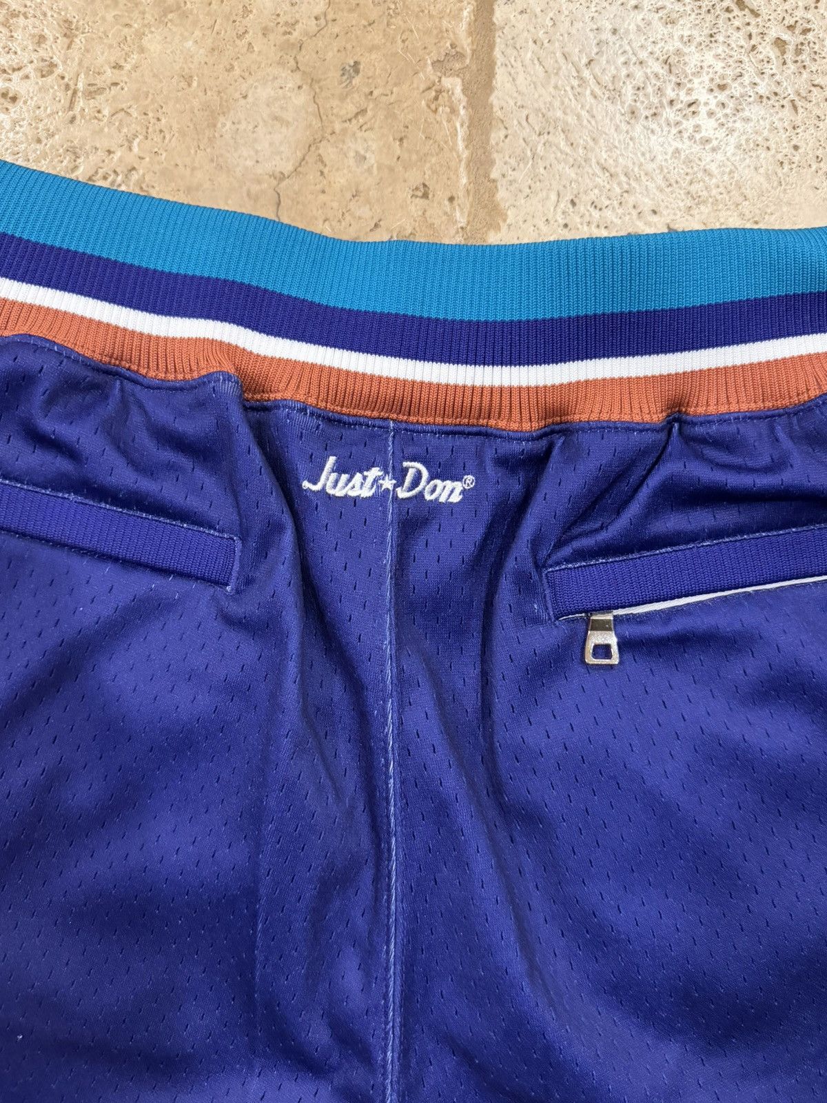 Just Don × Mitchell & Ness × Rsvp Gallery Just Don x Mitchell & Ness NBA Utah Jazz Purple Shorts Size US 34 / EU 50 - 8 Thumbnail