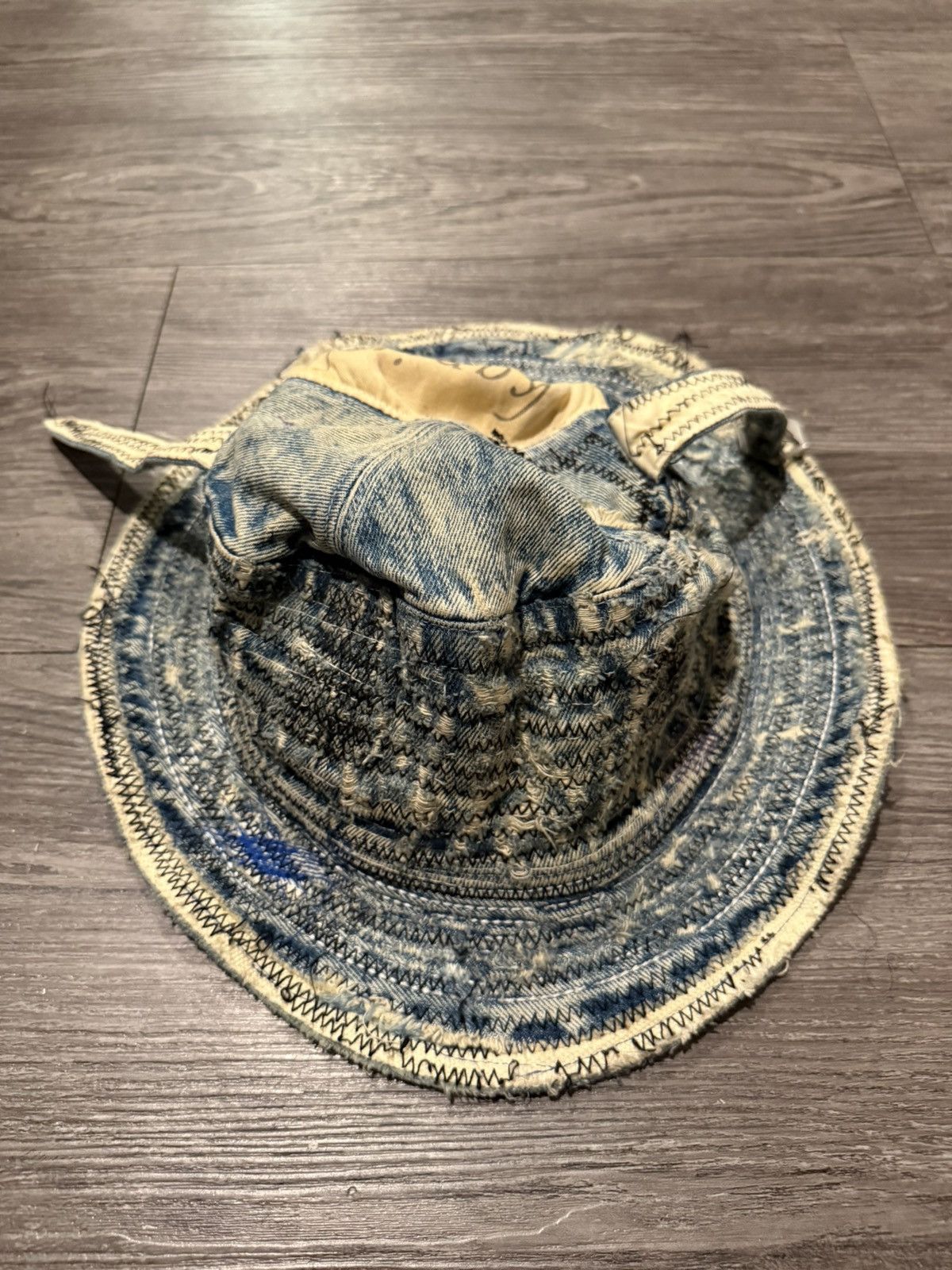 Kapital Kountry Kapital denim bucket hat Size ONE SIZE - 2 Thumbnail