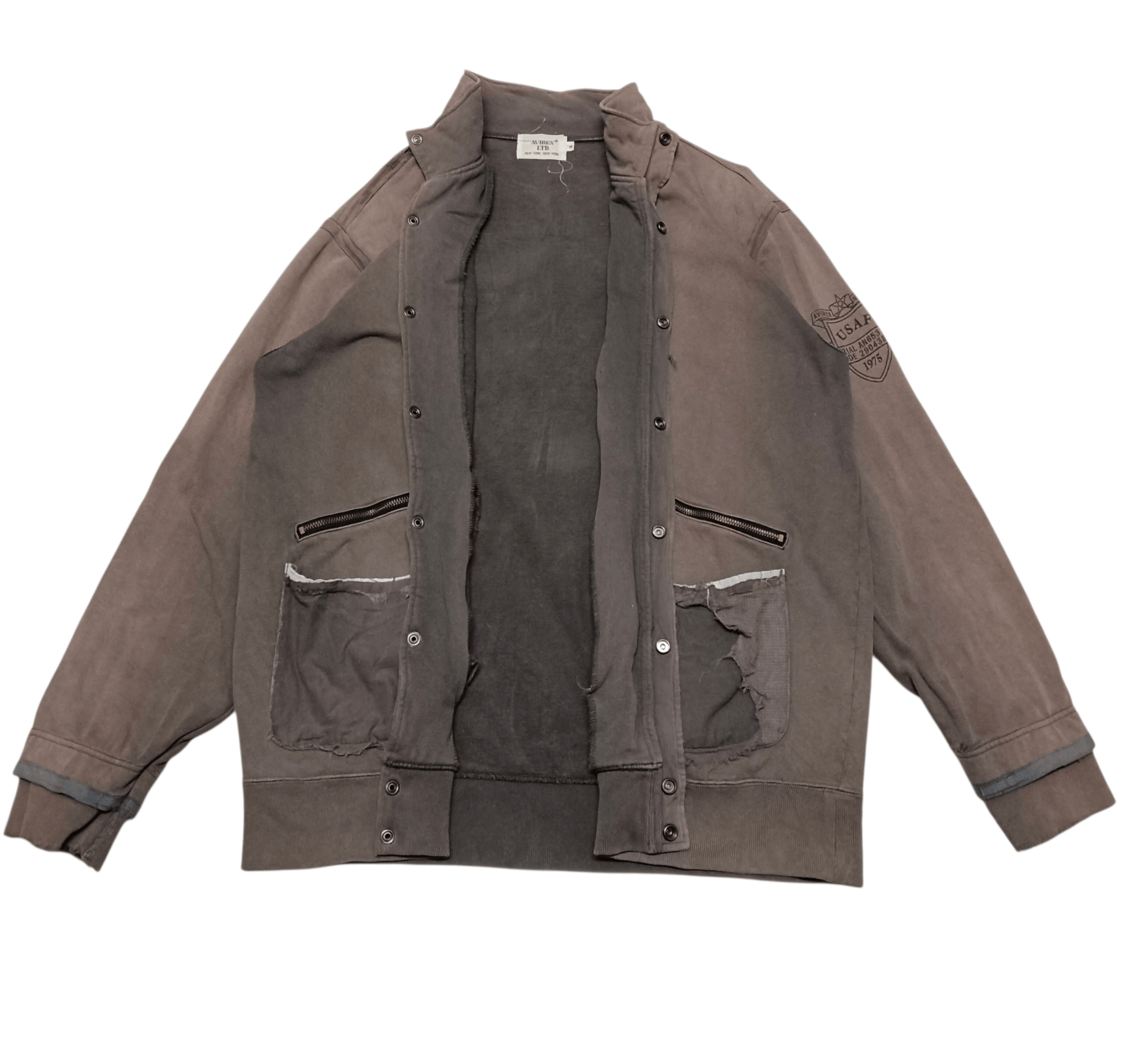 Avirex Rare Sunfaded Distressed Avirex USAF Varsity Jacket Size US XL / EU 56 / 4 - 6 Thumbnail