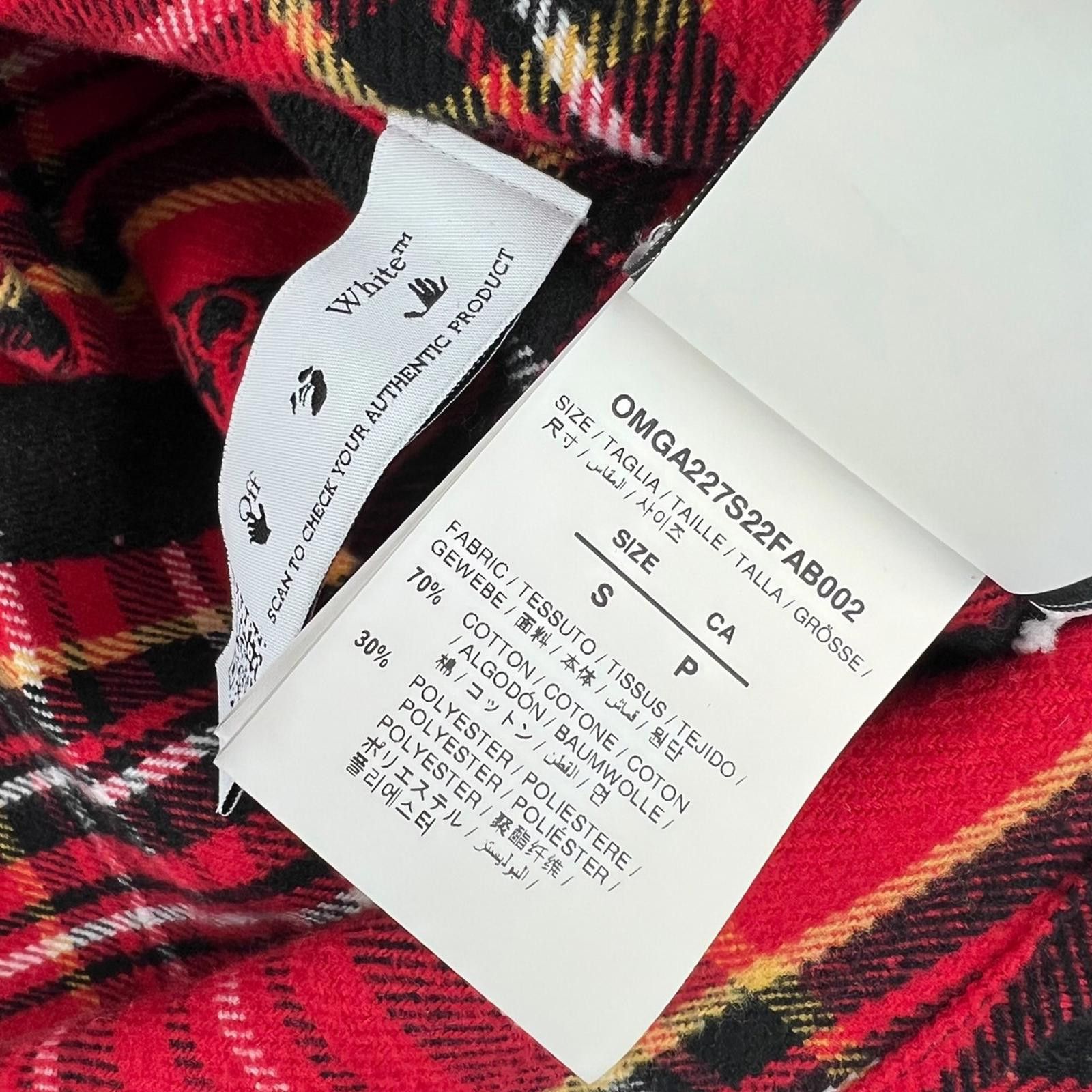Off-White Off-White Hand Logo Plaid Shirt Size US S / EU 44-46 / 1 - 3 Thumbnail