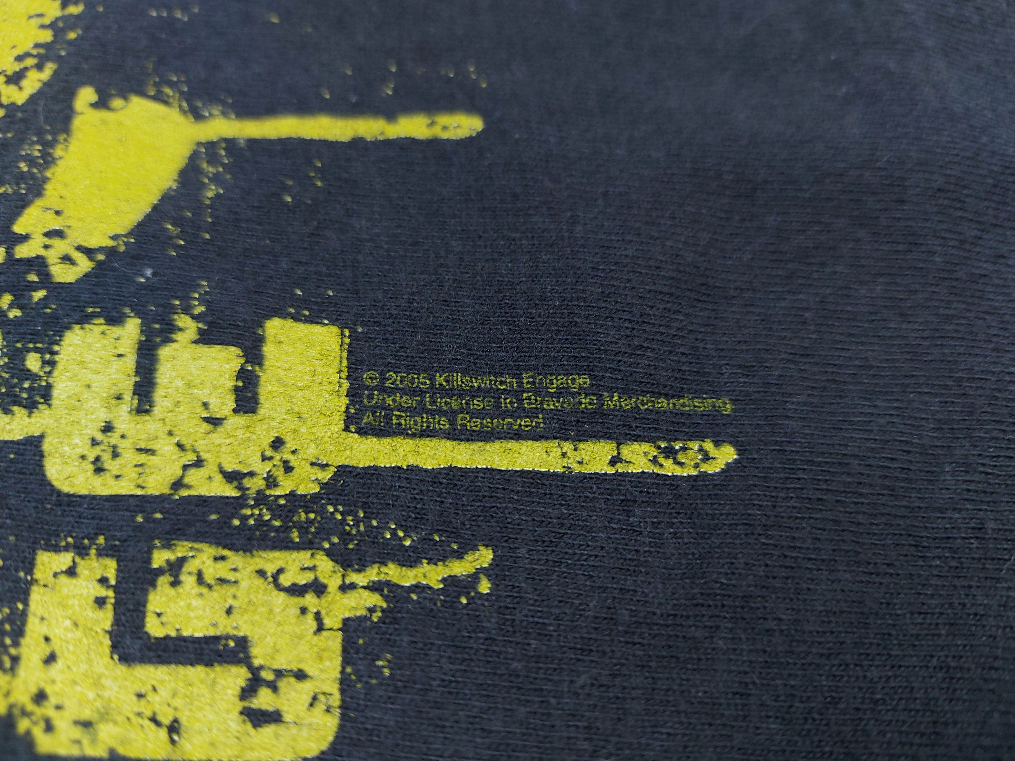 Band Tees × Vintage Vintage 2005 Killswitch Engage Band Massachusetts Metal TEE Size US XL / EU 56 / 4 - 5 Thumbnail