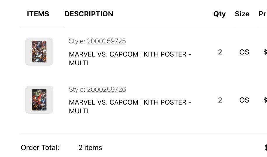 Kith × Marvel Comics Marvel vs Capcom Kith H 35.5" x W 24" Poster ❤️✅ Confirmed Size ONE SIZE - 2 Thumbnail