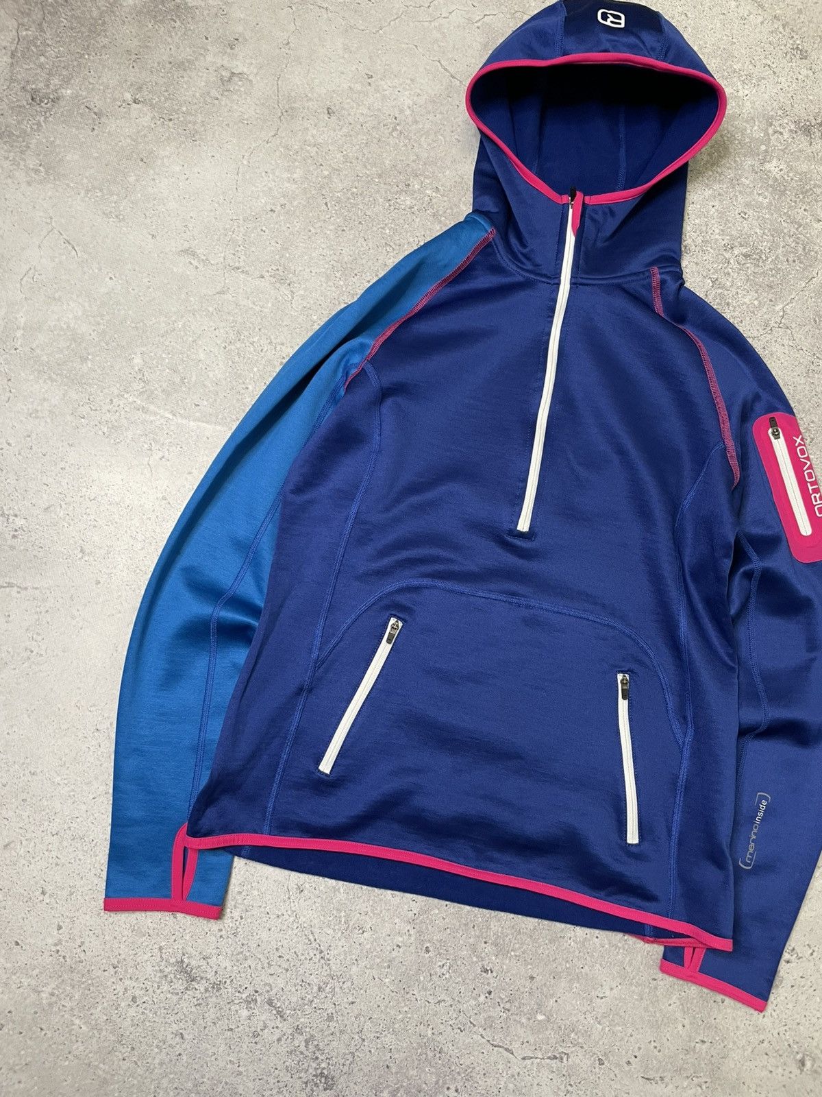 ORTOVOX Ortovox Merino Inside Zip Hooded Fleece Multicolor Jackef Size L / US 10 / IT 46 - 4 Thumbnail