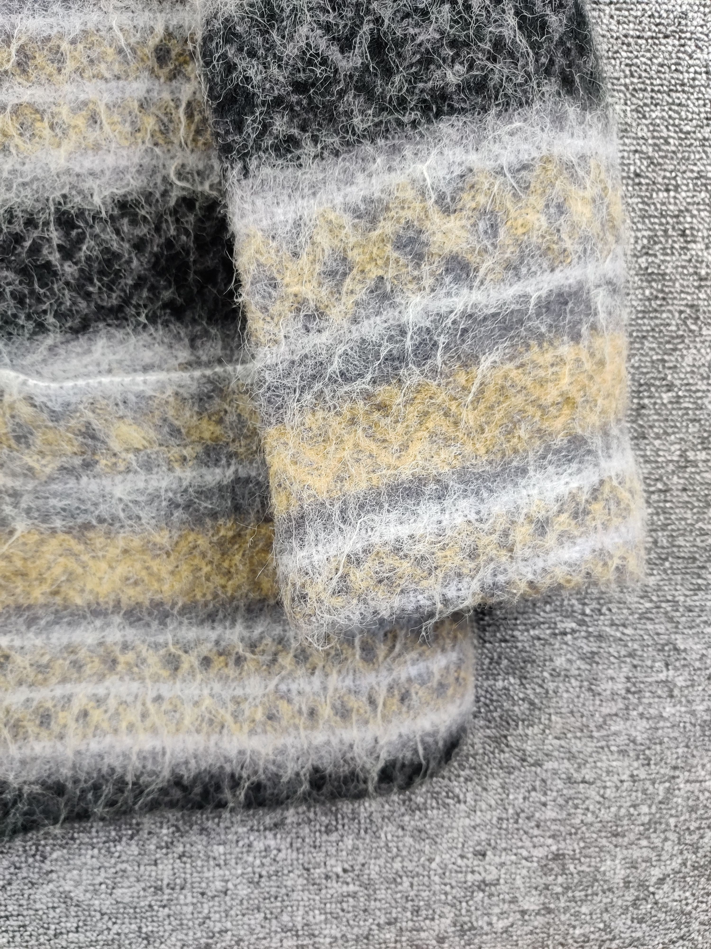 Japanese Brand Love Rich Cardigan Mohair Fair Isle Button Ups Size US M / EU 48-50 / 2 - 3 Thumbnail