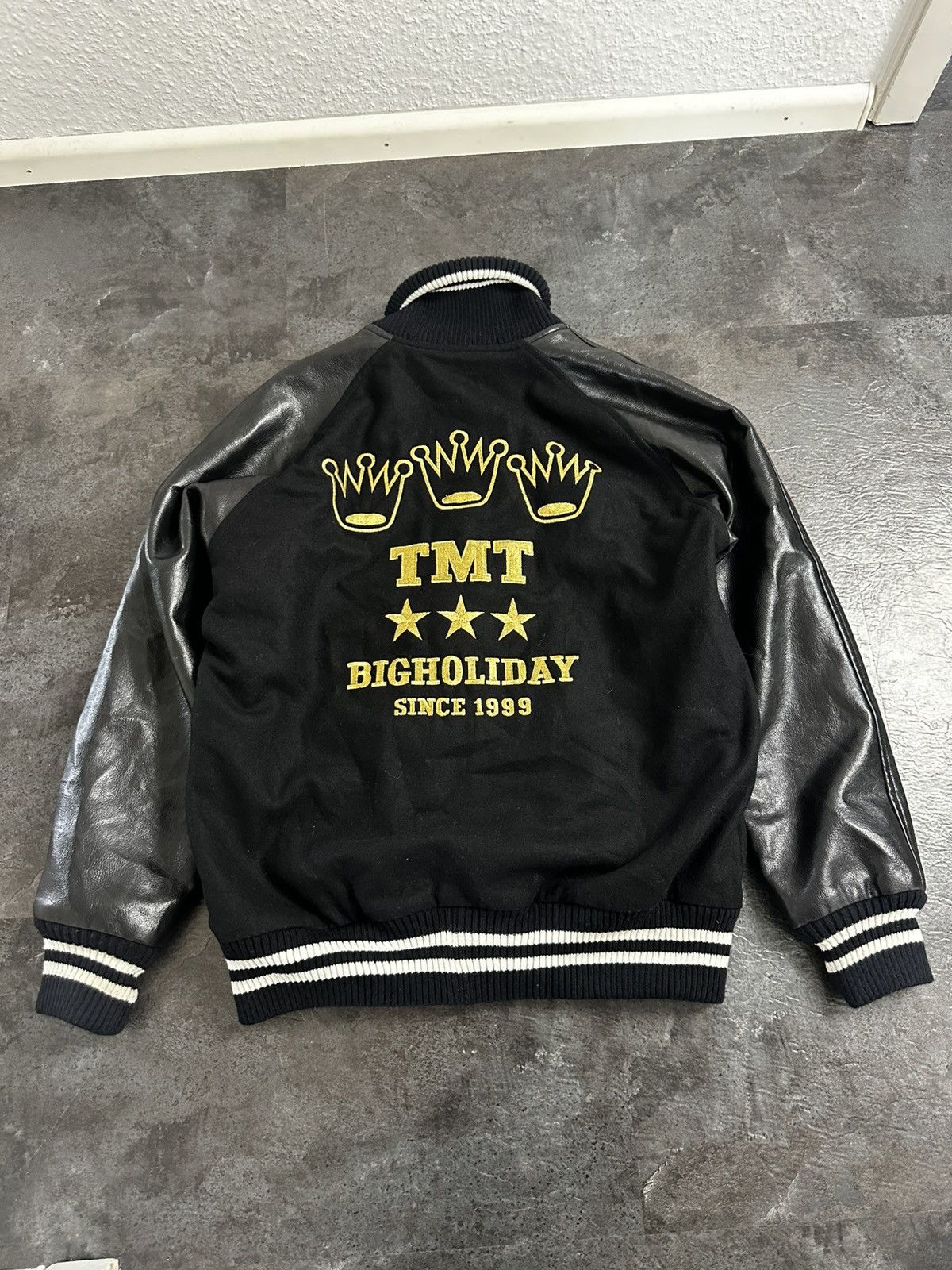 TMT Iconic TMT Japan 🇯🇵 “Big Holiday” Varsity Jacket – Rare Size US L / EU 52-54 / 3 - 2 Thumbnail