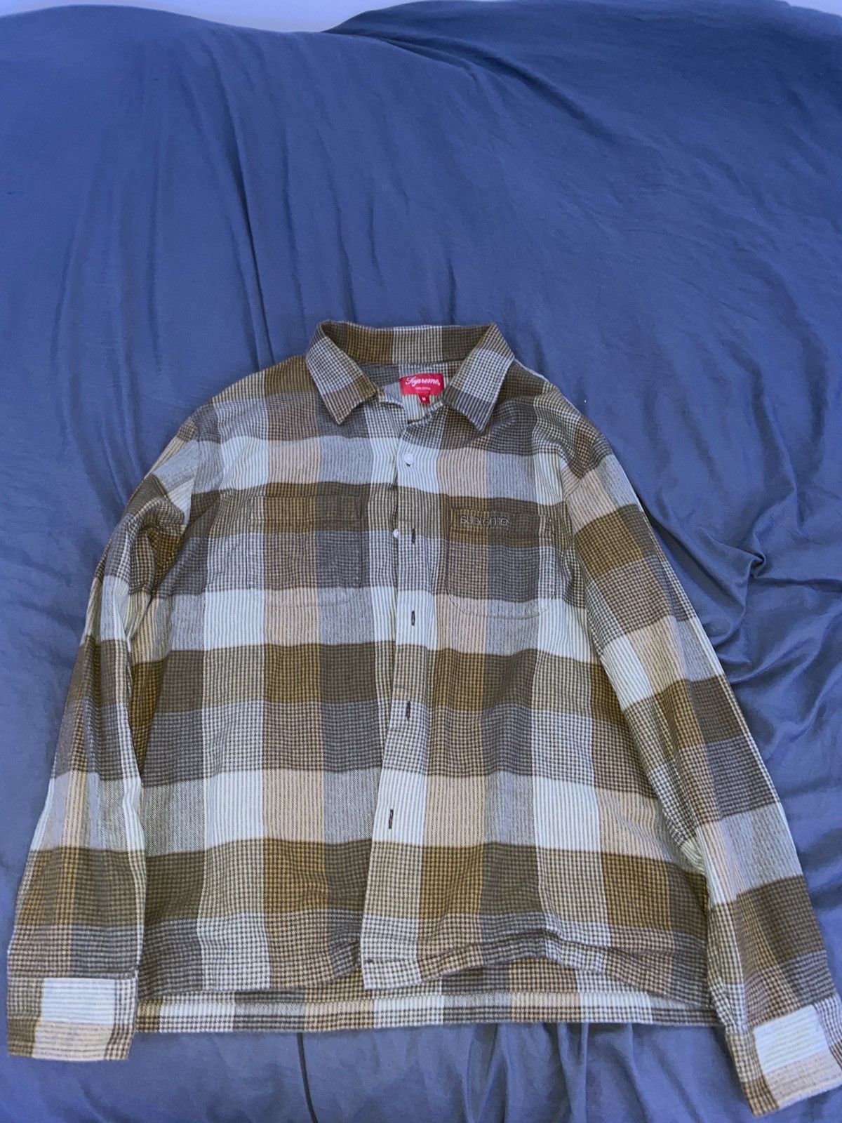 miha@プロフあり様専用Supreme Plaid Flannel Shirt