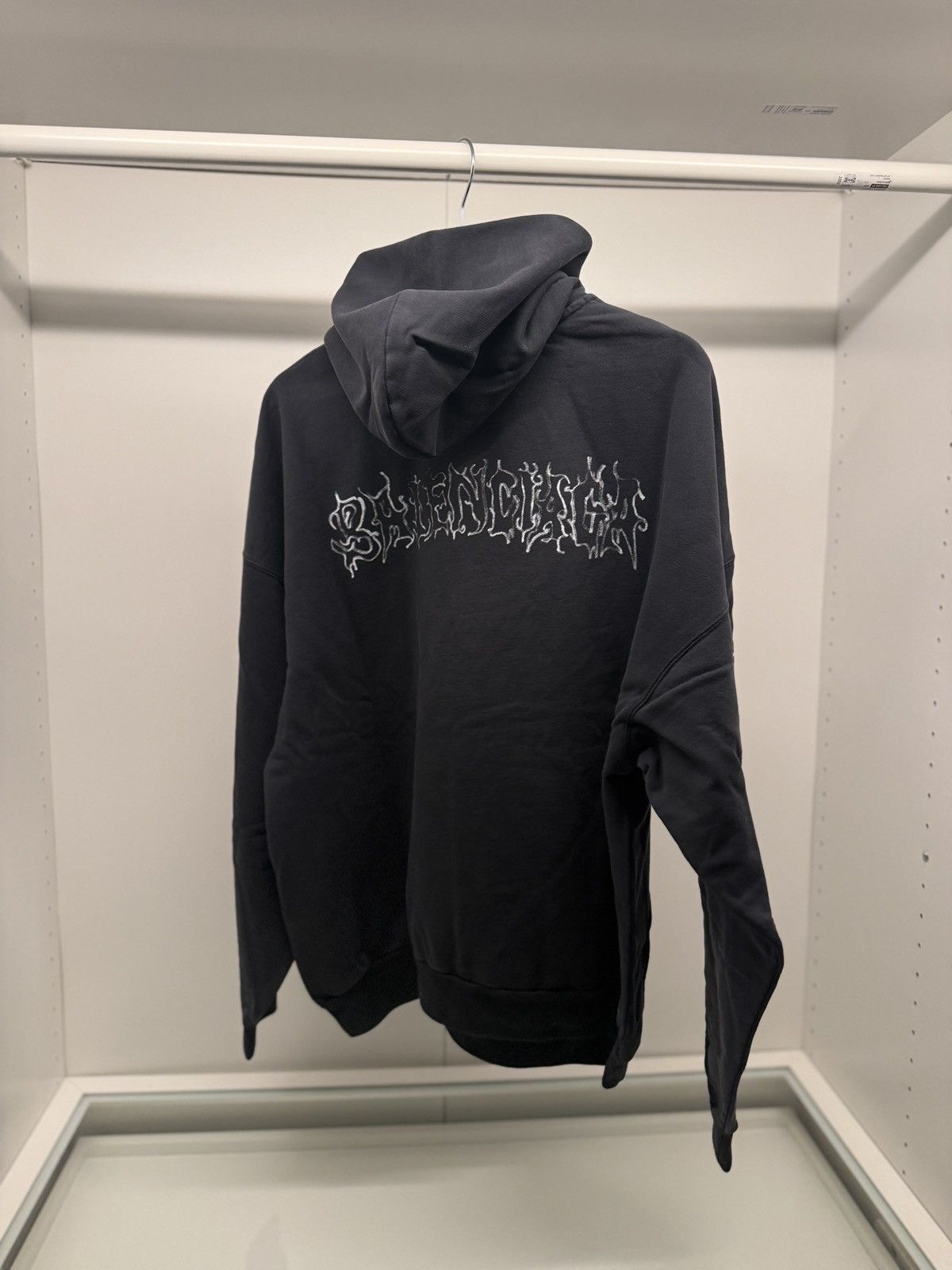 Balenciaga Balenciaga diy Metal black oversized hoodie Size US M / EU 48-50 / 2 - 3 Thumbnail