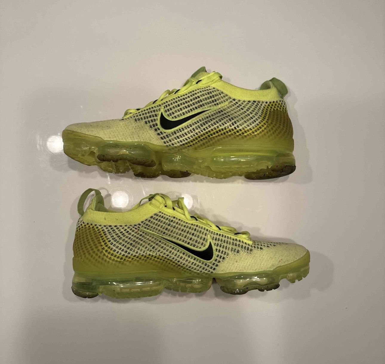 Nike Nike Air VaporMax 2021 Flyknit Next Nature ‘Volt Black’ Size US 11 / EU 44 - 2 Thumbnail
