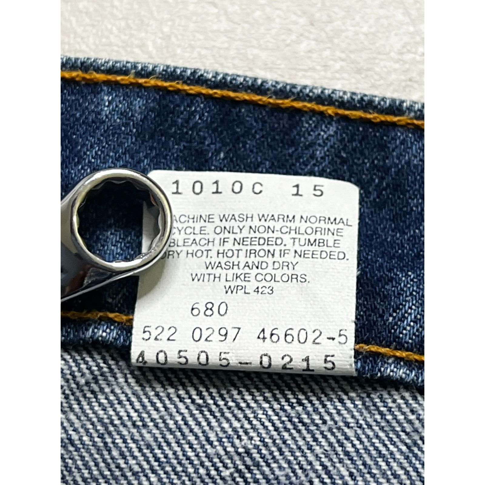 Levi's Vintage Levi’s 505 Orange Tab Straight 34x30(31x29.5) Size US 31 - 5 Thumbnail