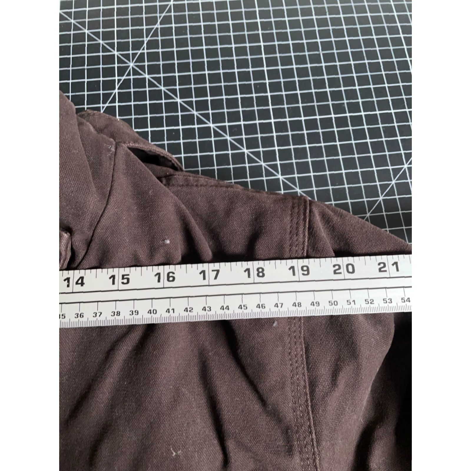Vintage Ridgecut Women's 2X Flannel Lined Canvas Jacket Dark Brown Removable Hood Size XXL / US 16-18 / IT 52-54 - 7 Thumbnail