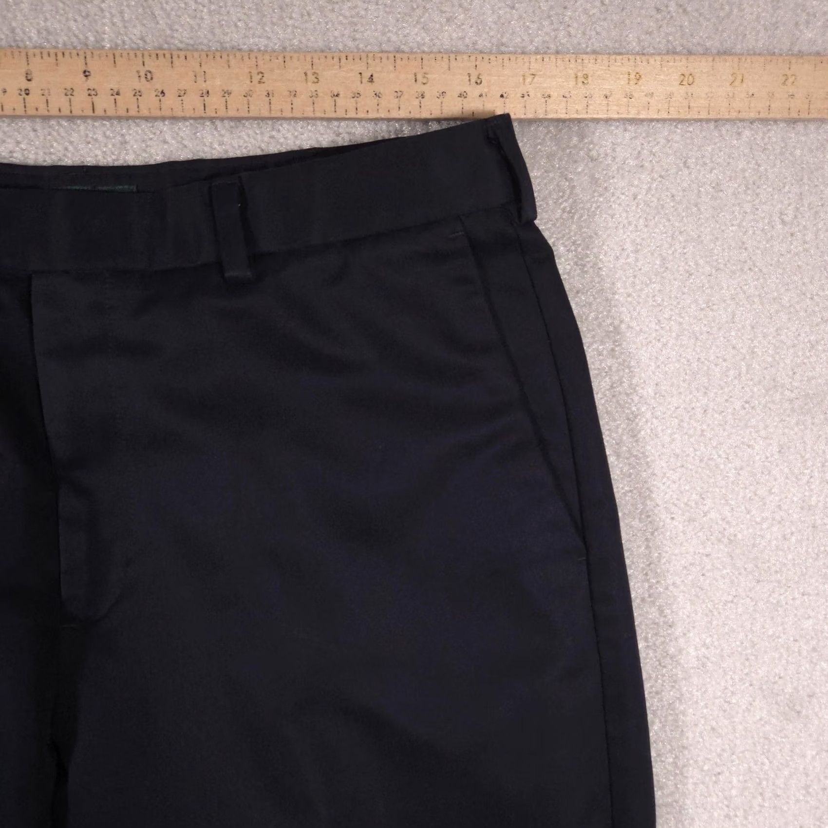 Dockers Dockers Premium Dress Pants Mens 34x31.5 Blue Flat Front Straight Leg Business Size US 34 / EU 50 - 5 Thumbnail