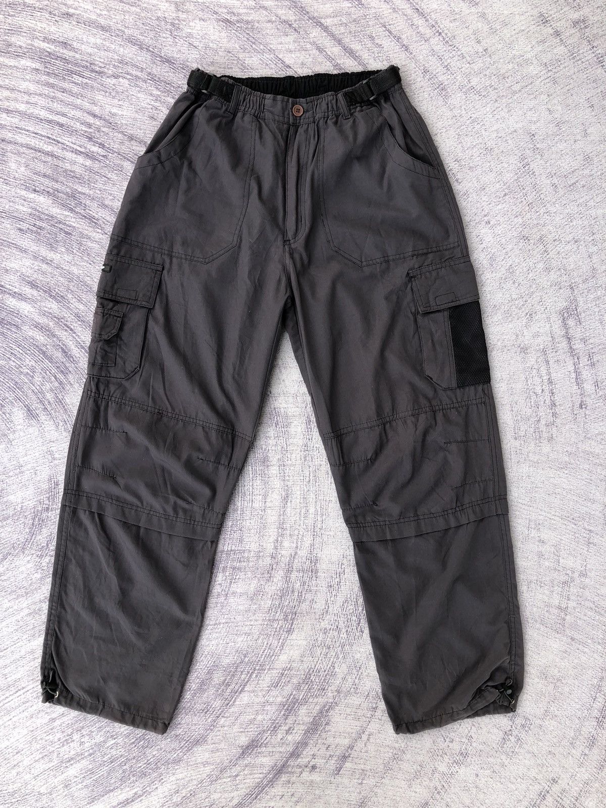 Japanese Brand Vintage Outdoor Cargo 6 Pocket Stretchble Waist Size US 26 / EU 42 - 1 Thumbnail
