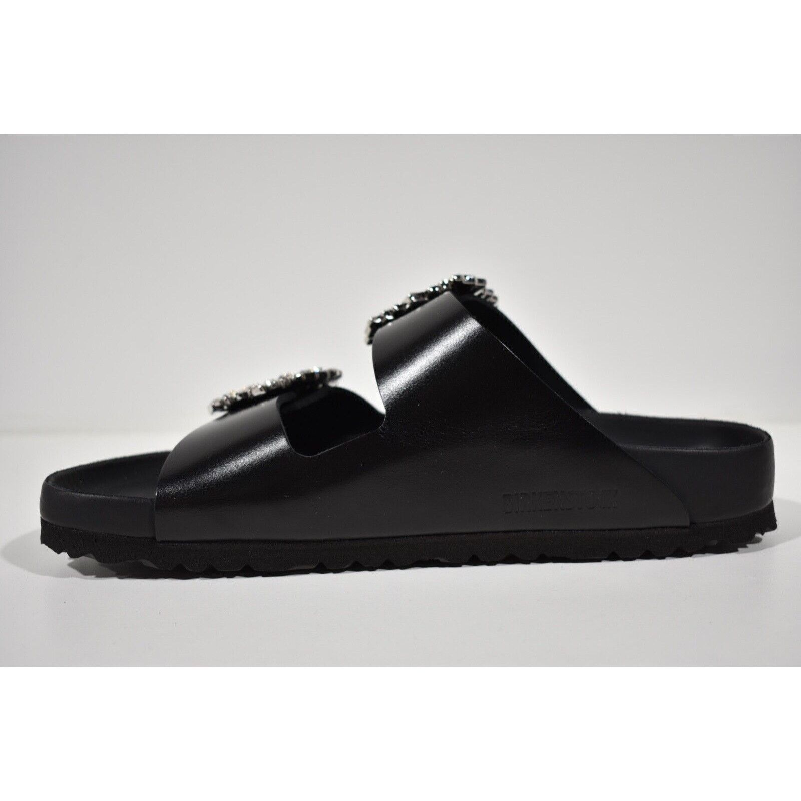 Manolo Blahnik Manolo Blahnik Birkenstock Arizona Crystal Buckle Black Size US 5 / IT 35 - 9 Thumbnail