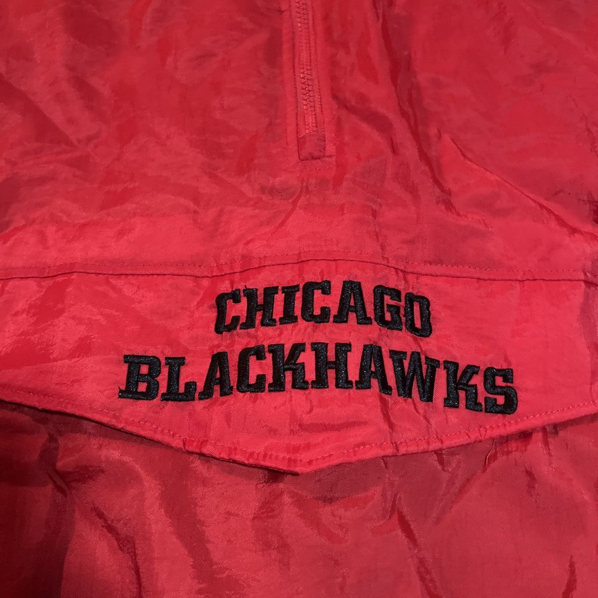 Starter Starter Chicago Blackhawks NHL Quarter Zip Pullover Jacket Size US L / EU 52-54 / 3 - 4 Thumbnail